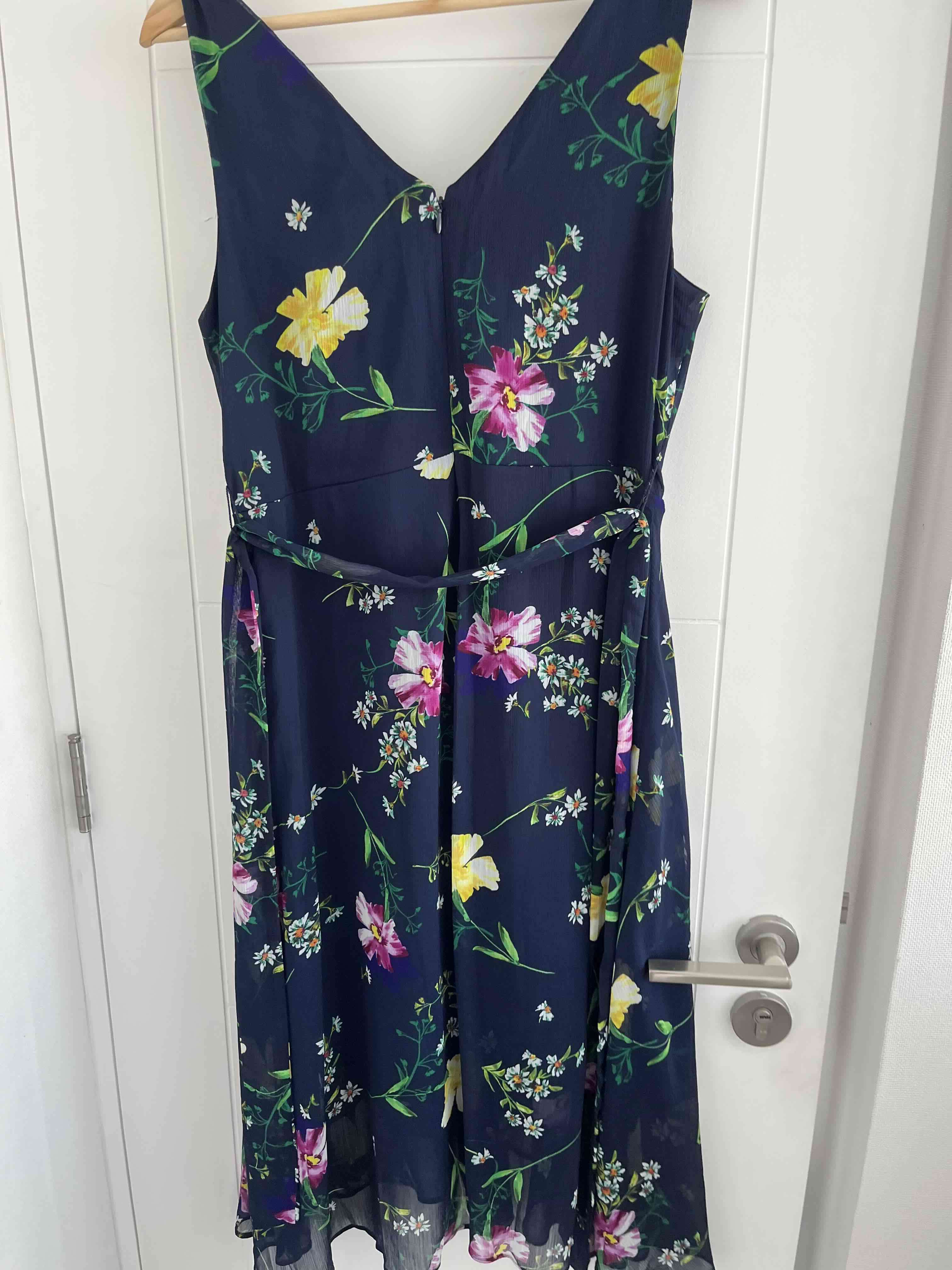 Vestido floreado azul DKNY - miniatura 2