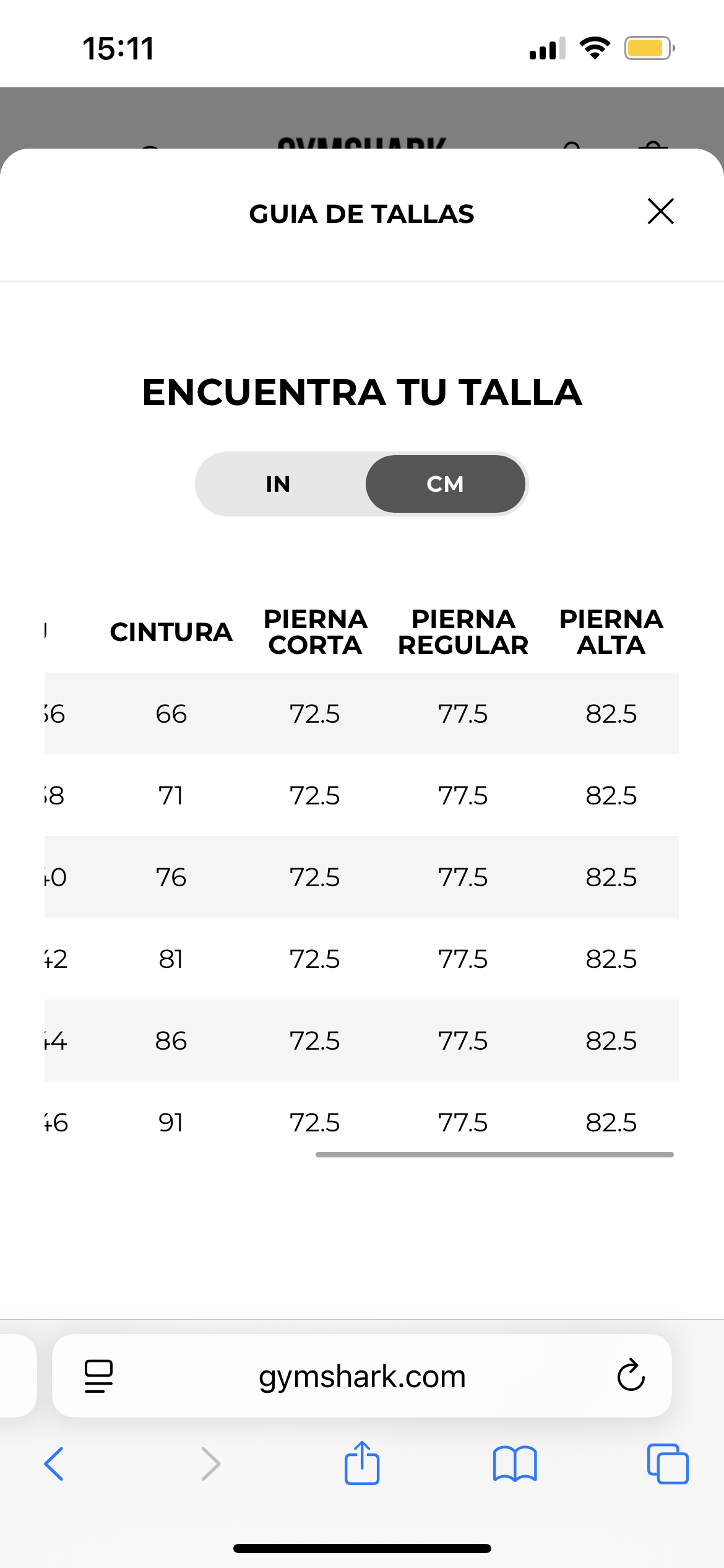 Calzas deportivas Gymshark - miniatura 5