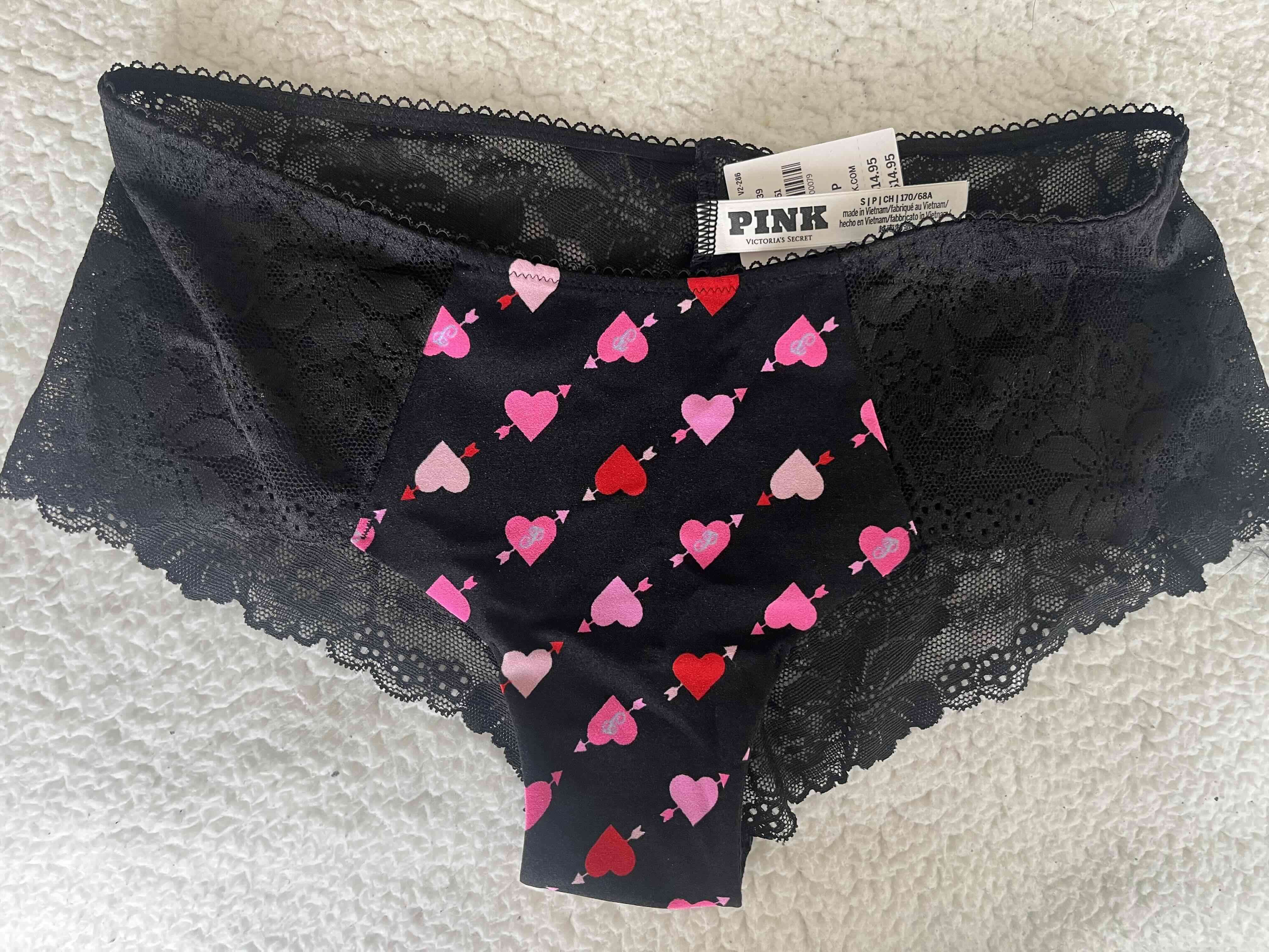 Calzón encaje negro PINK