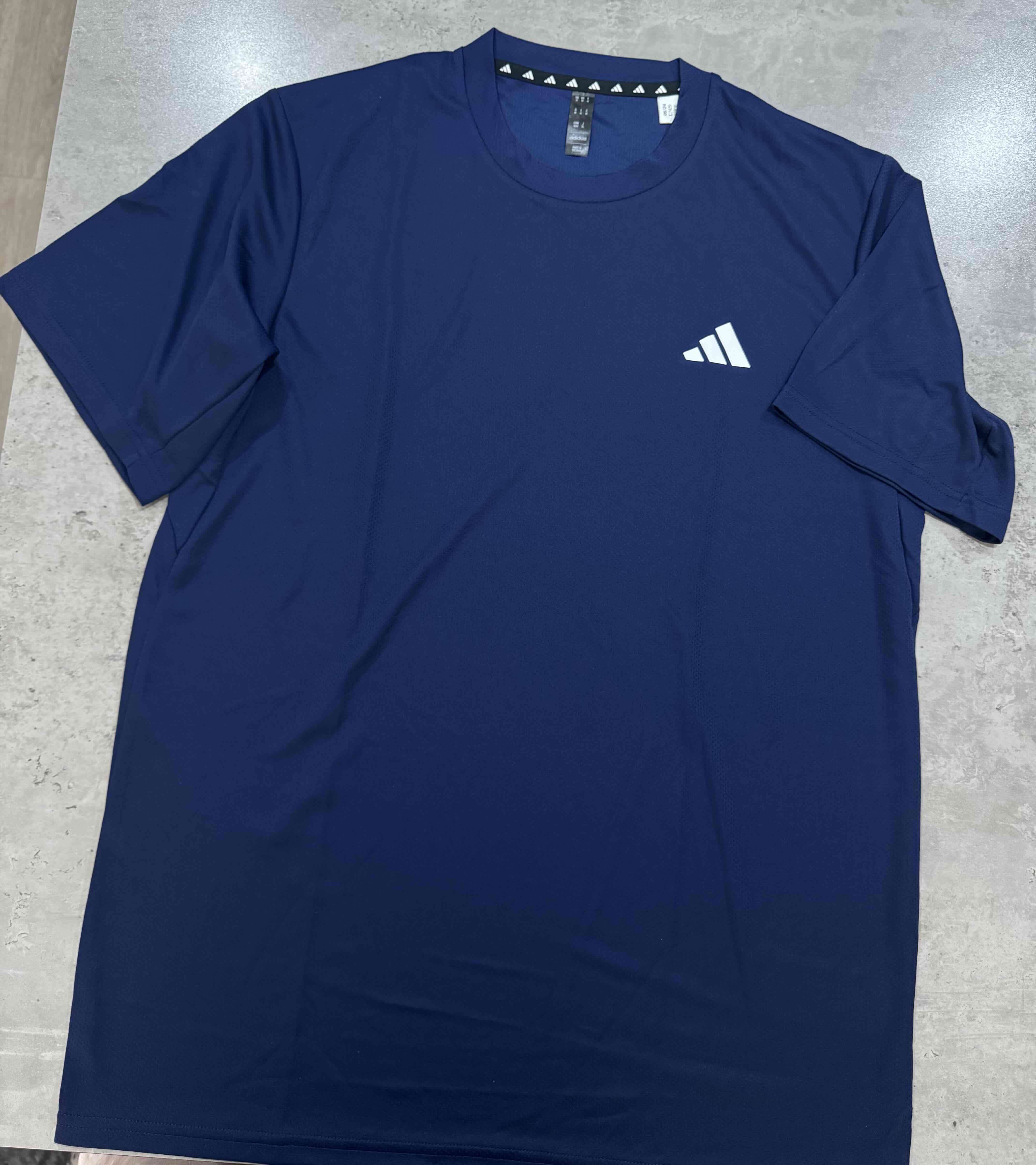 Polera deportiva azul Adidas - miniatura 2