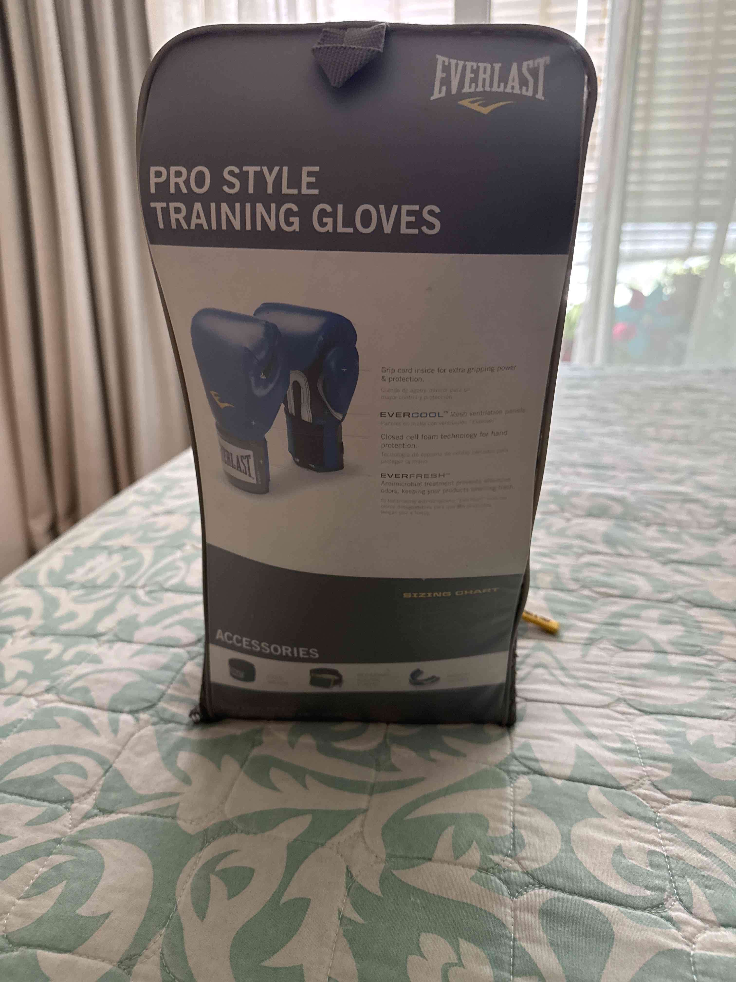 Guantes de entrenamiento Everlast azules - miniatura 2