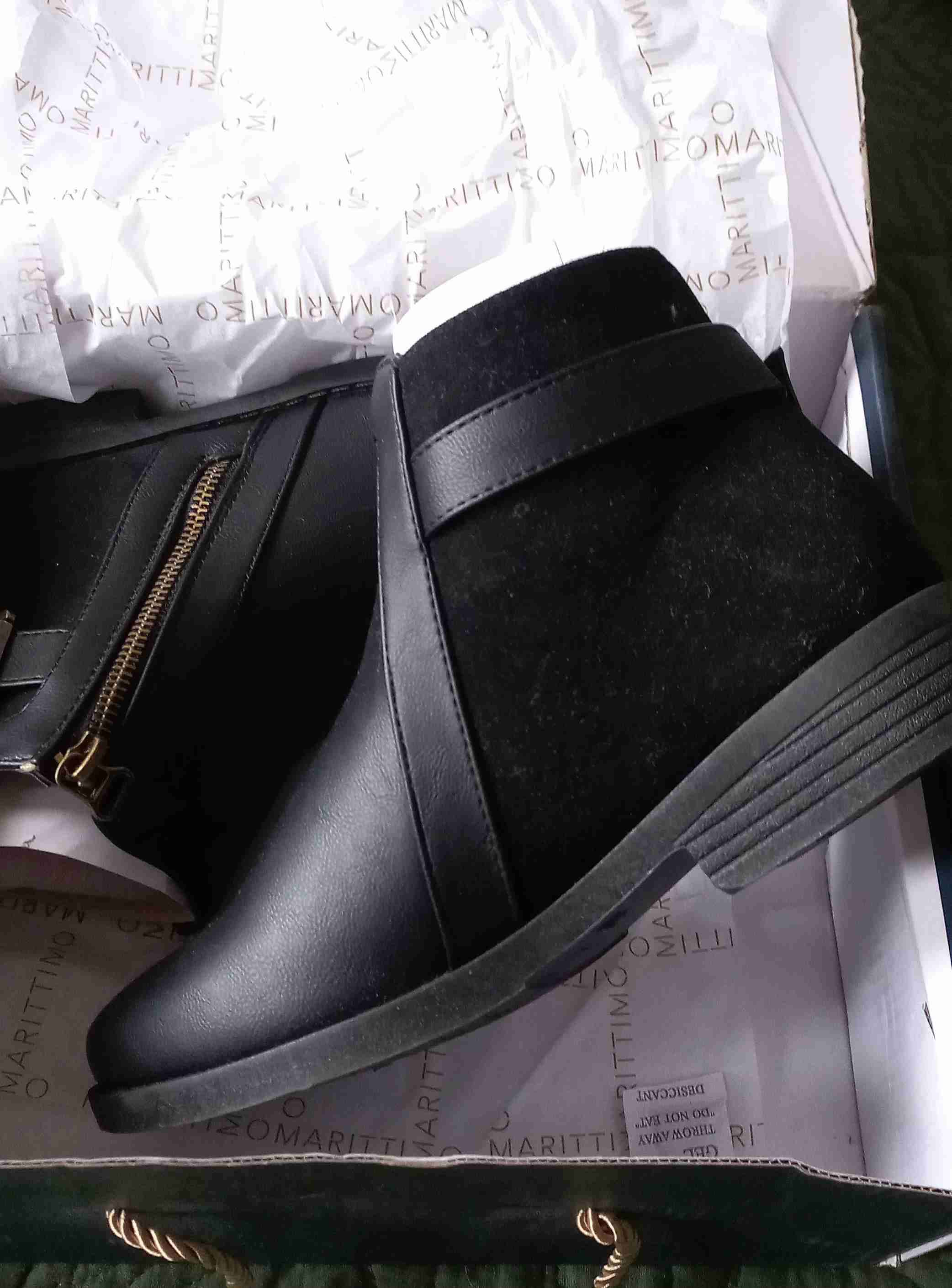 Botines negros de cuero - miniatura 2