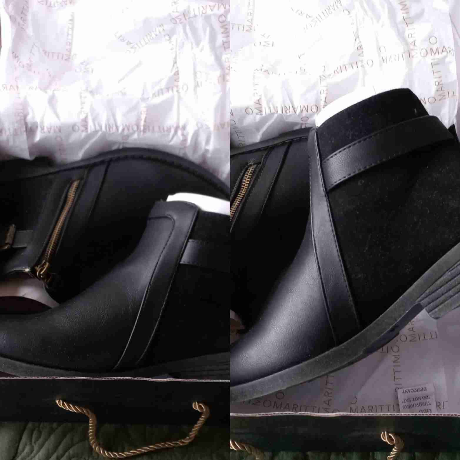 Botines negros de cuero - miniatura 3