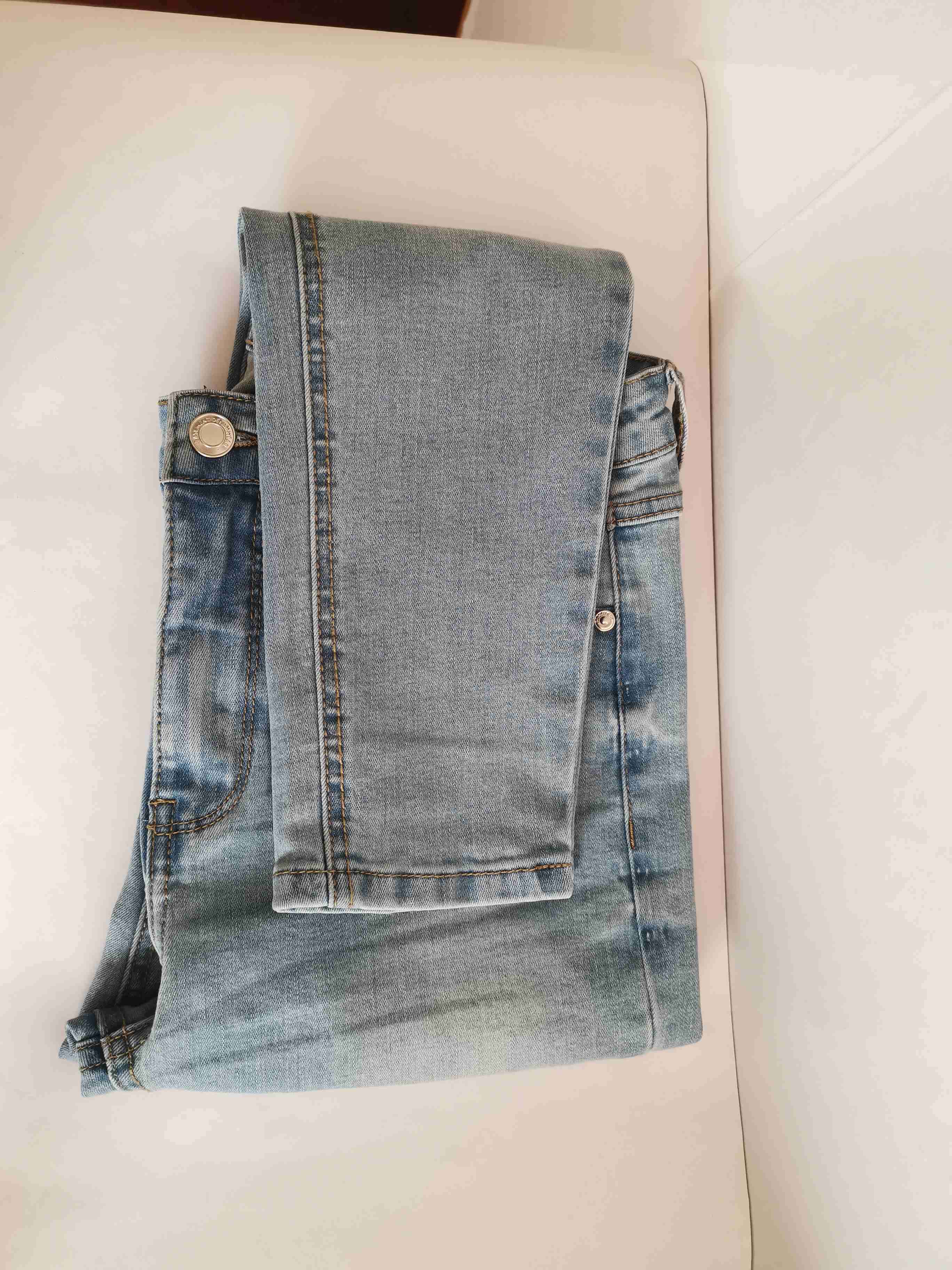 Jeans celestes casuales