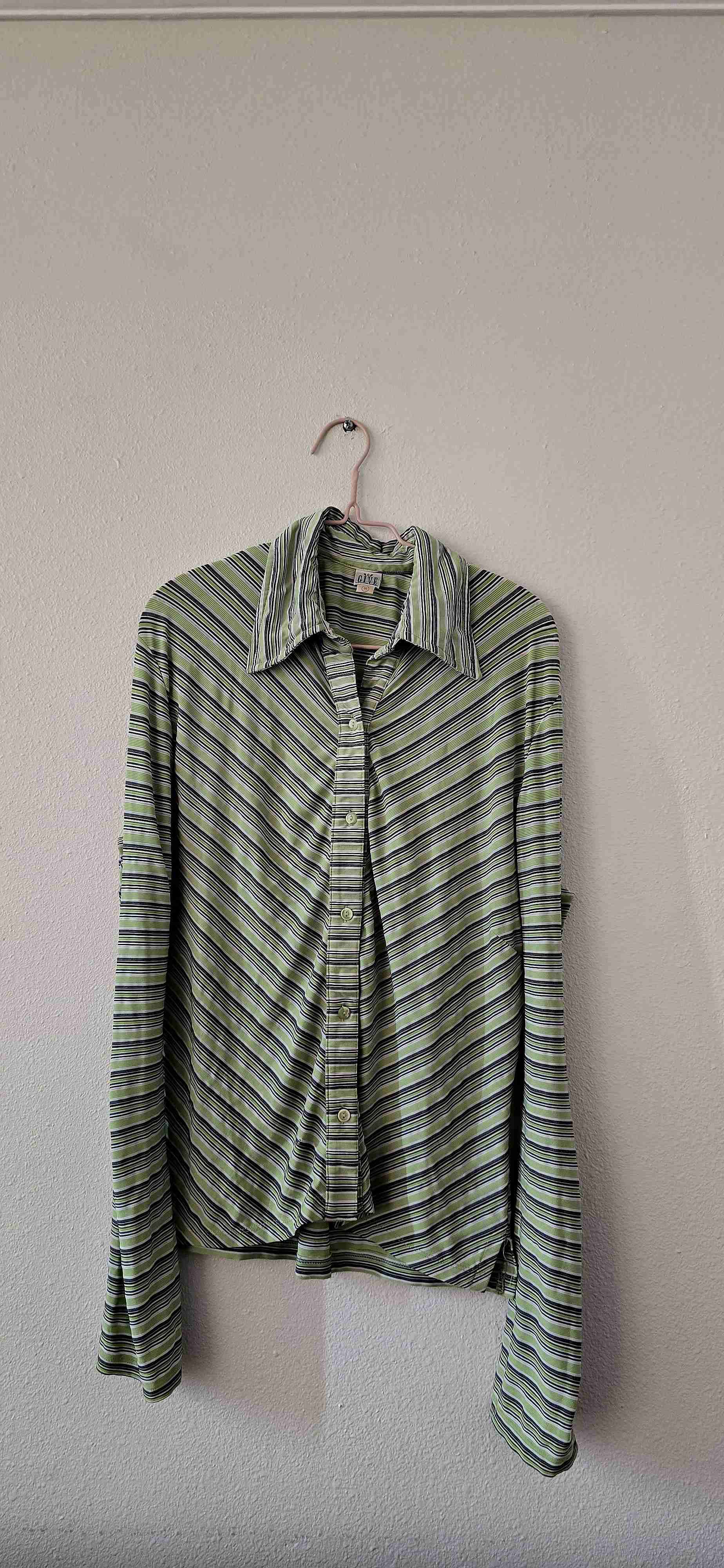 Camisa de rayas verdes