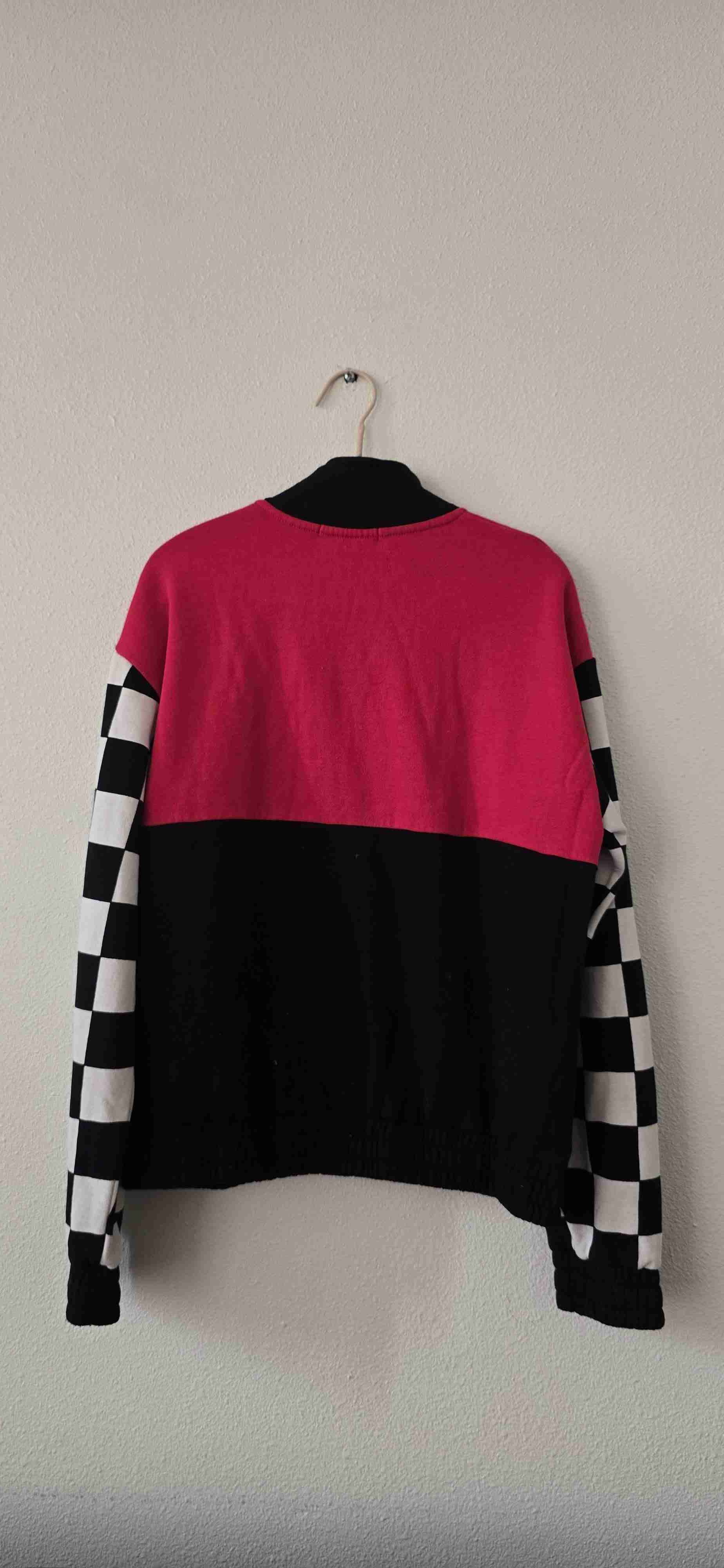 Polerón rojo y negro a cuadros (conversable) - miniatura 2