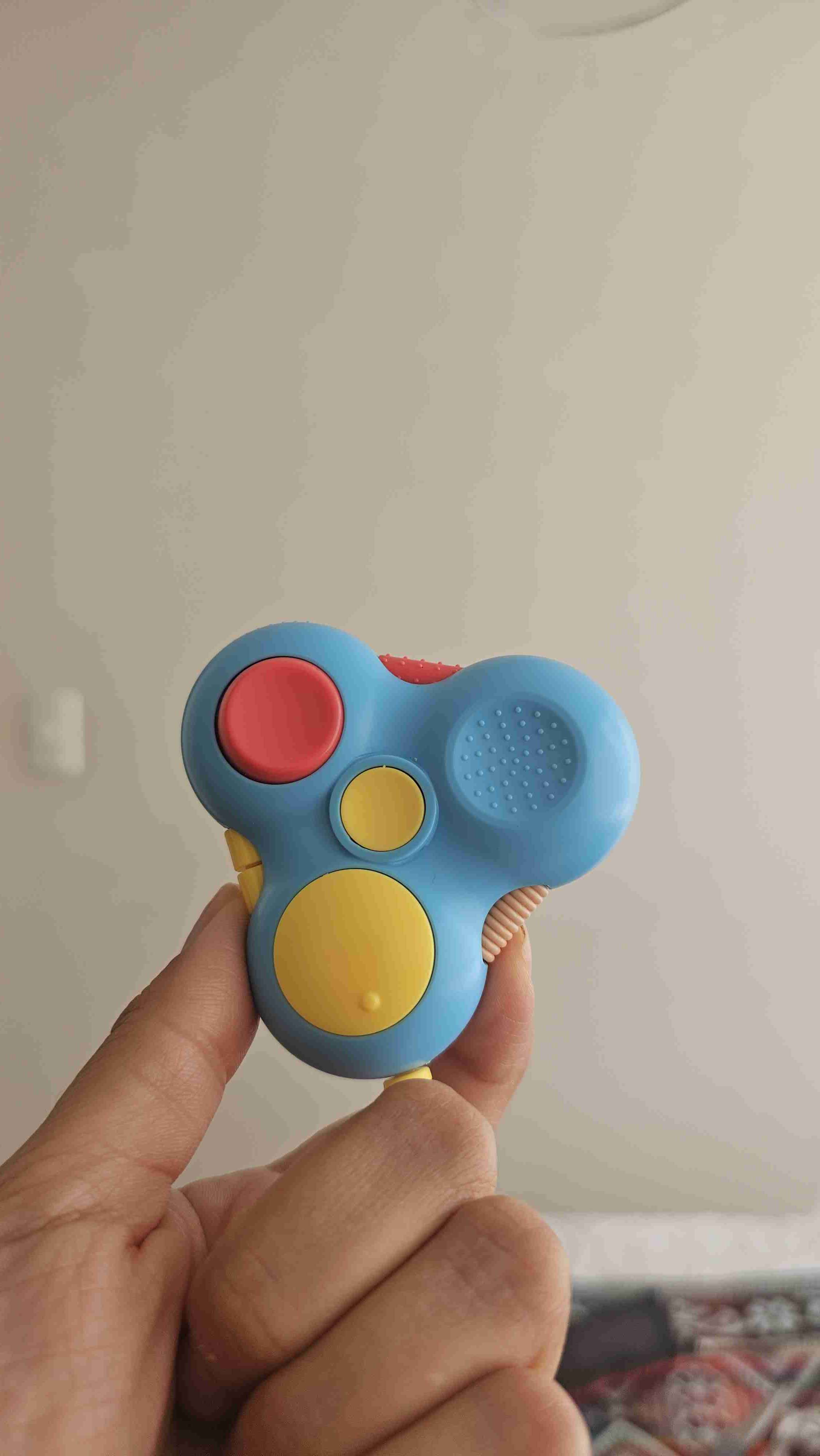 Llavero cubo rubik y juguete fidget - 4