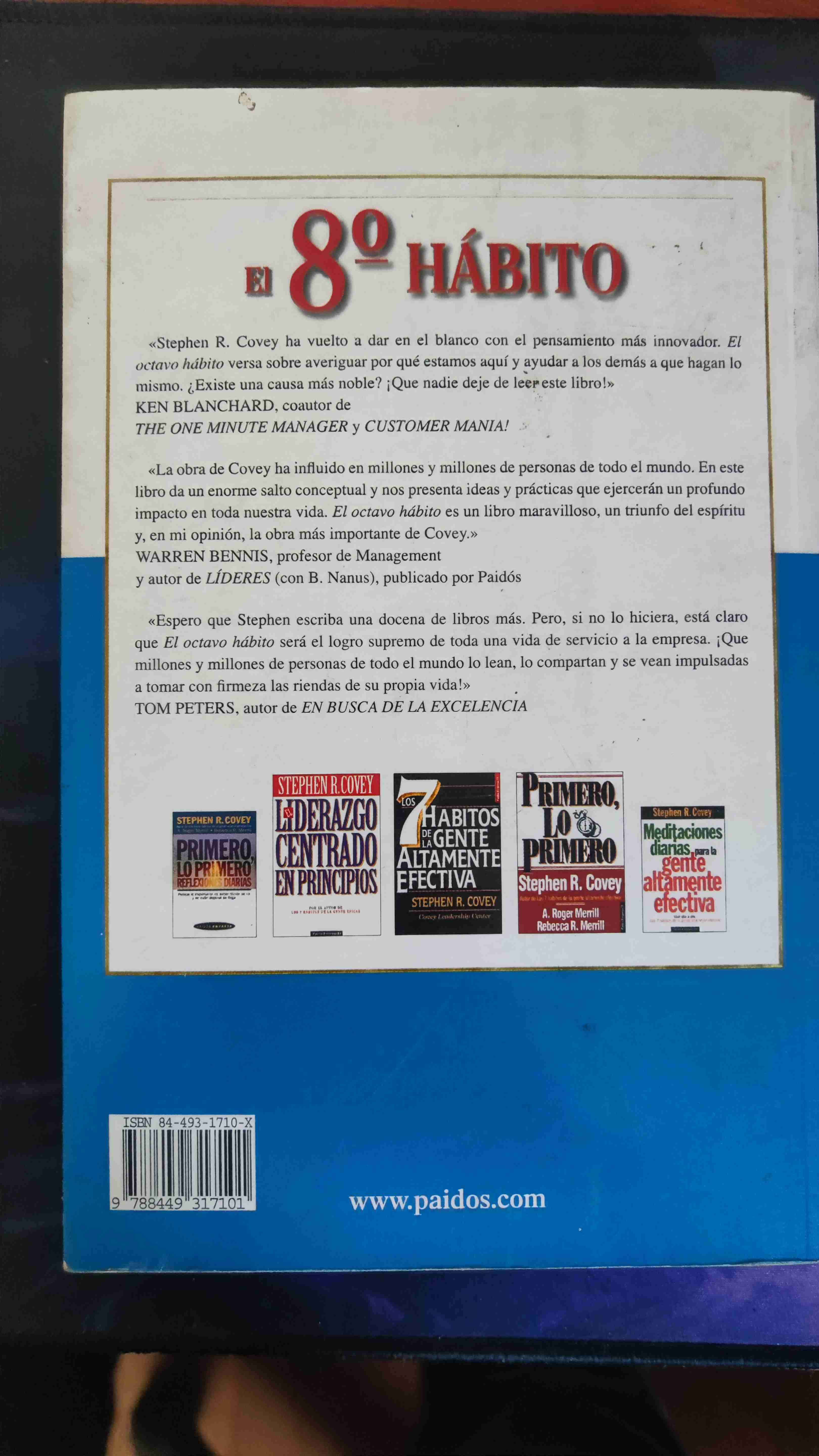 Libro 'El 8vo hábito' de Stephen R. Covey - miniatura 3