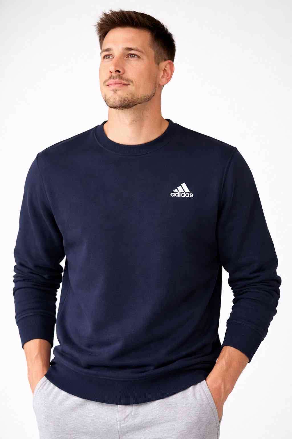 Polerón Adidas azul marino