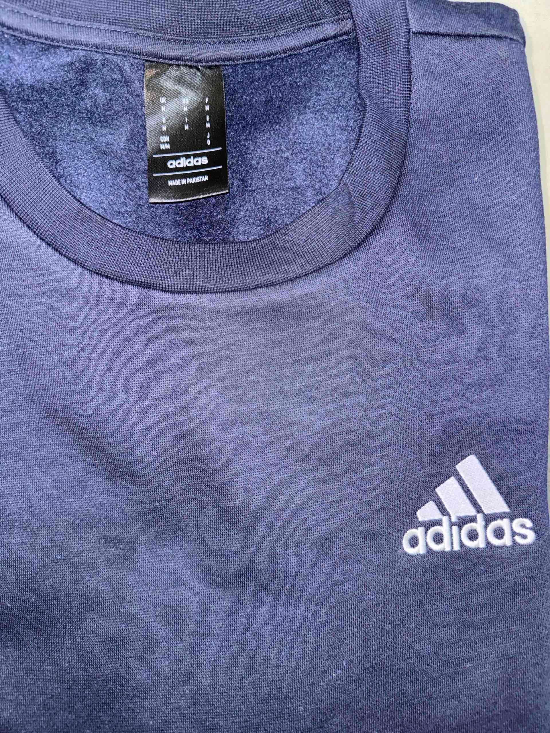 Poleron Básico Adidas azul - miniatura 3