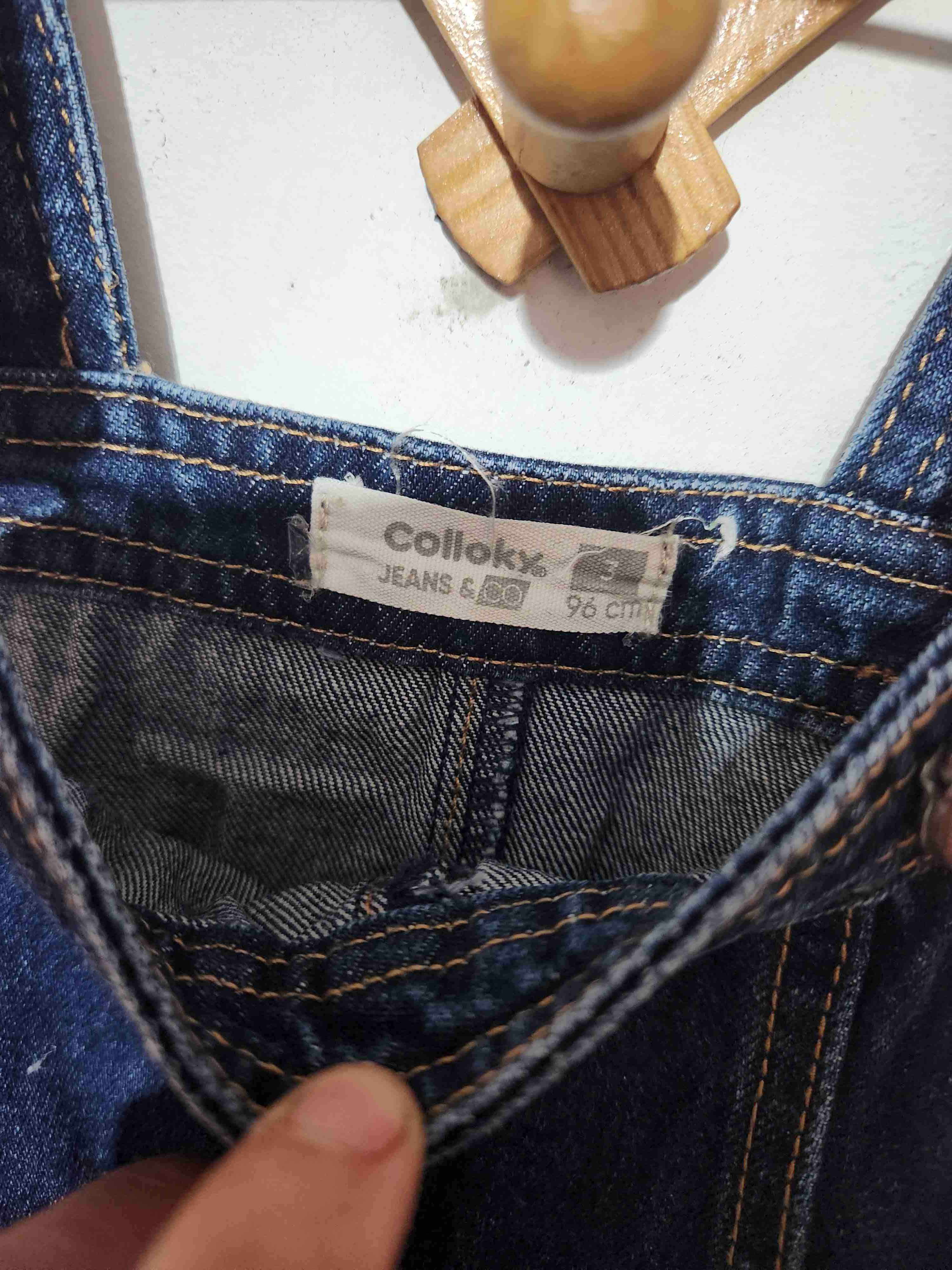 Jardinera de mezclilla azul - miniatura 2