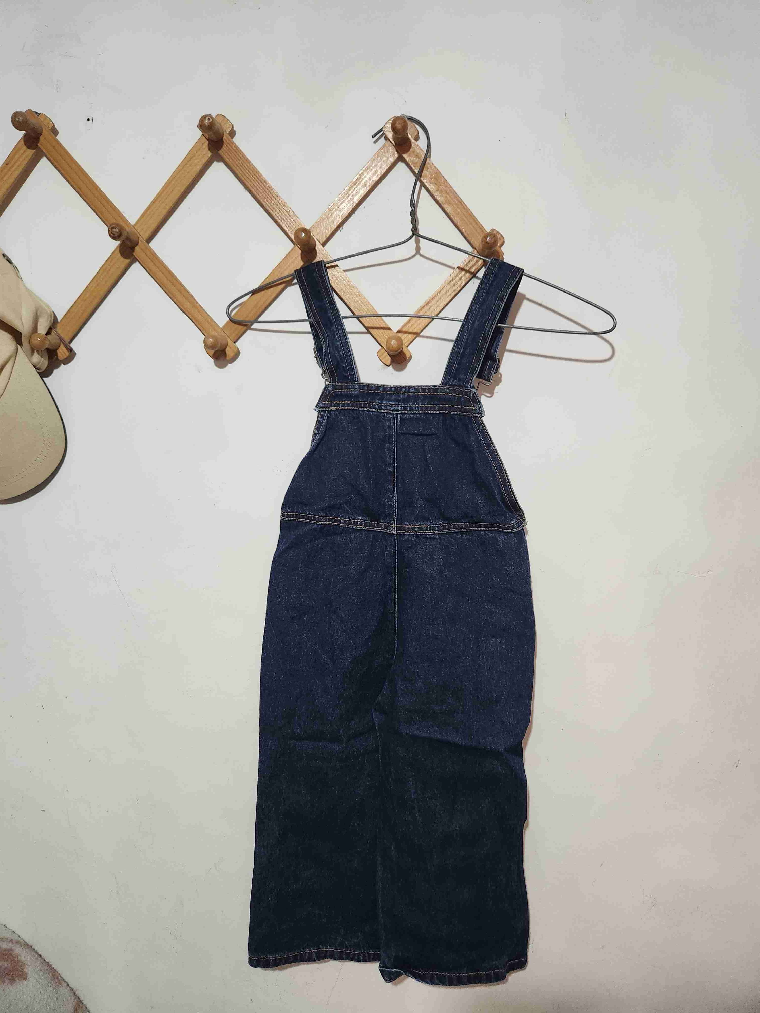 Jardinera de mezclilla azul - miniatura 3