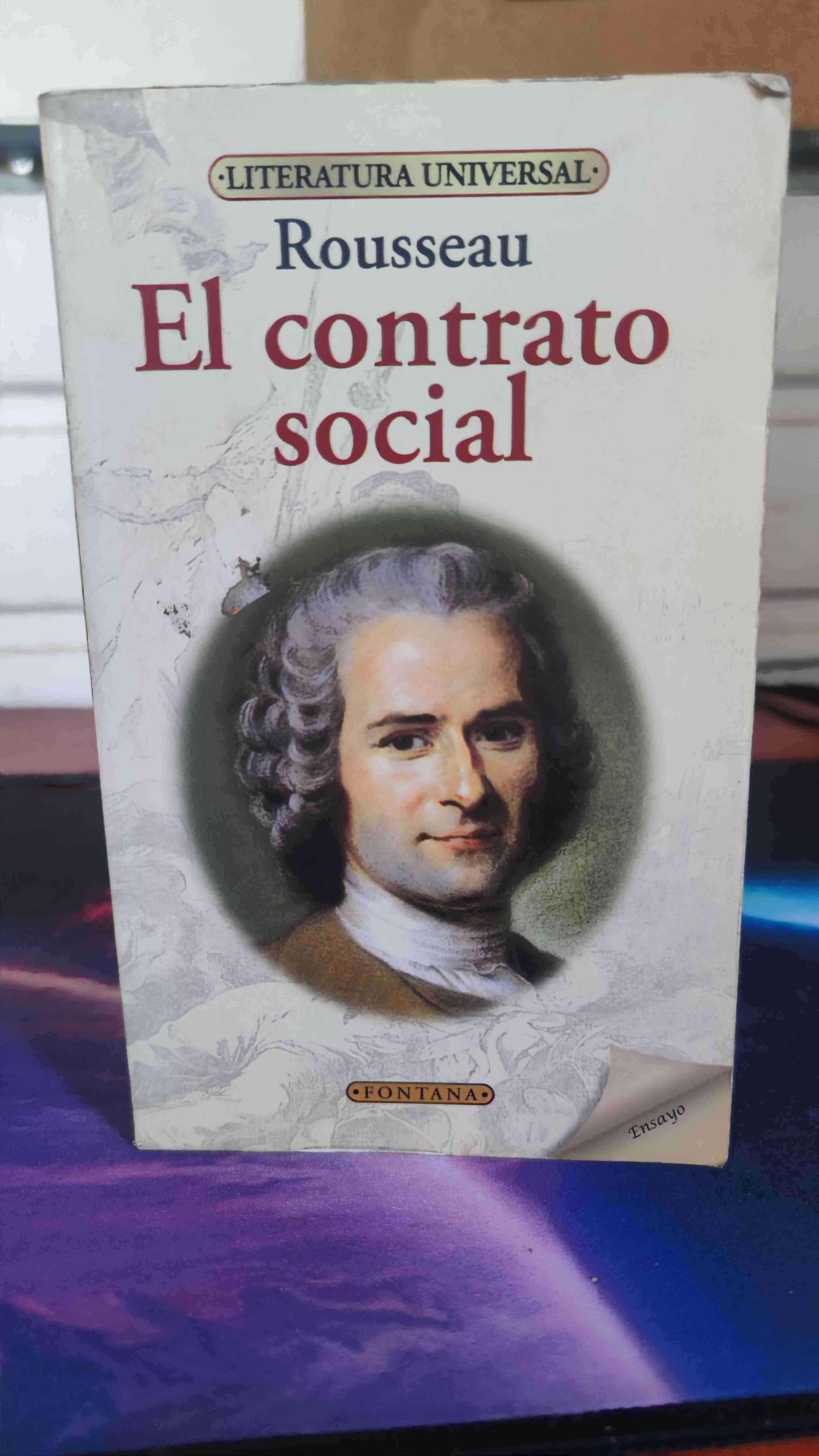 Libro 'El contrato social' Rousseau - miniatura 2
