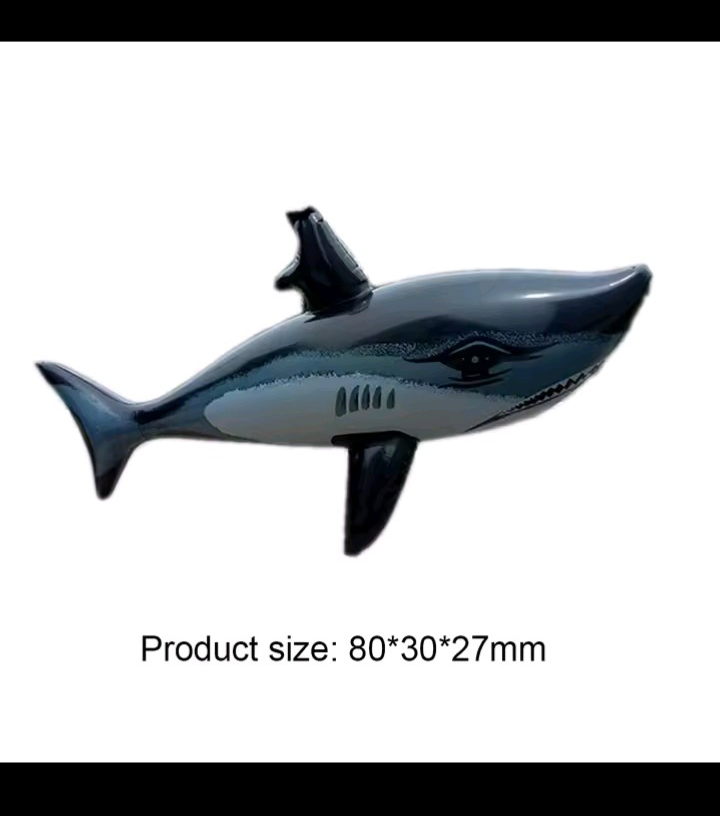 Tiburón inflable grande - miniatura 5