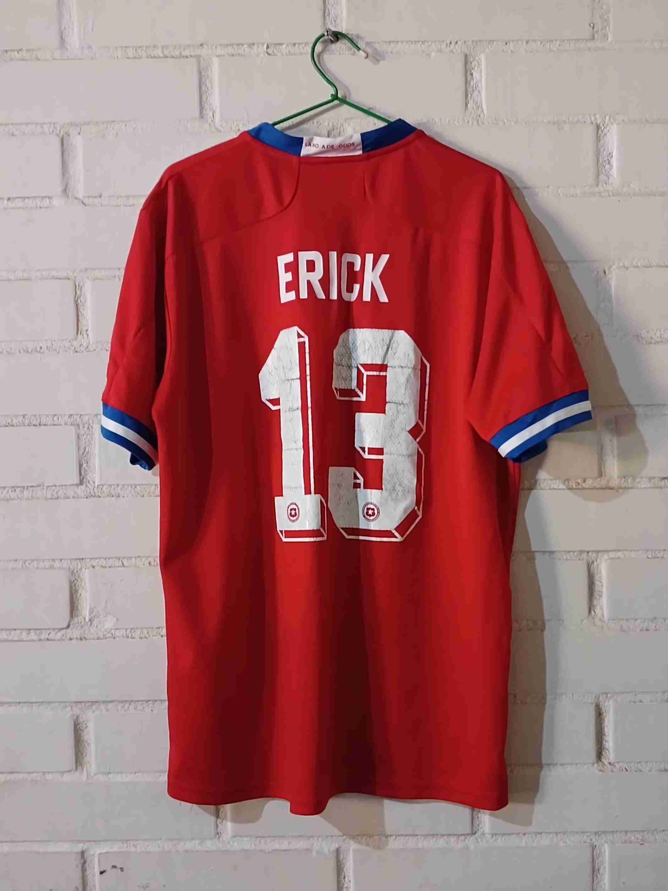 Camiseta fútbol Chile roja 13 - miniatura 2