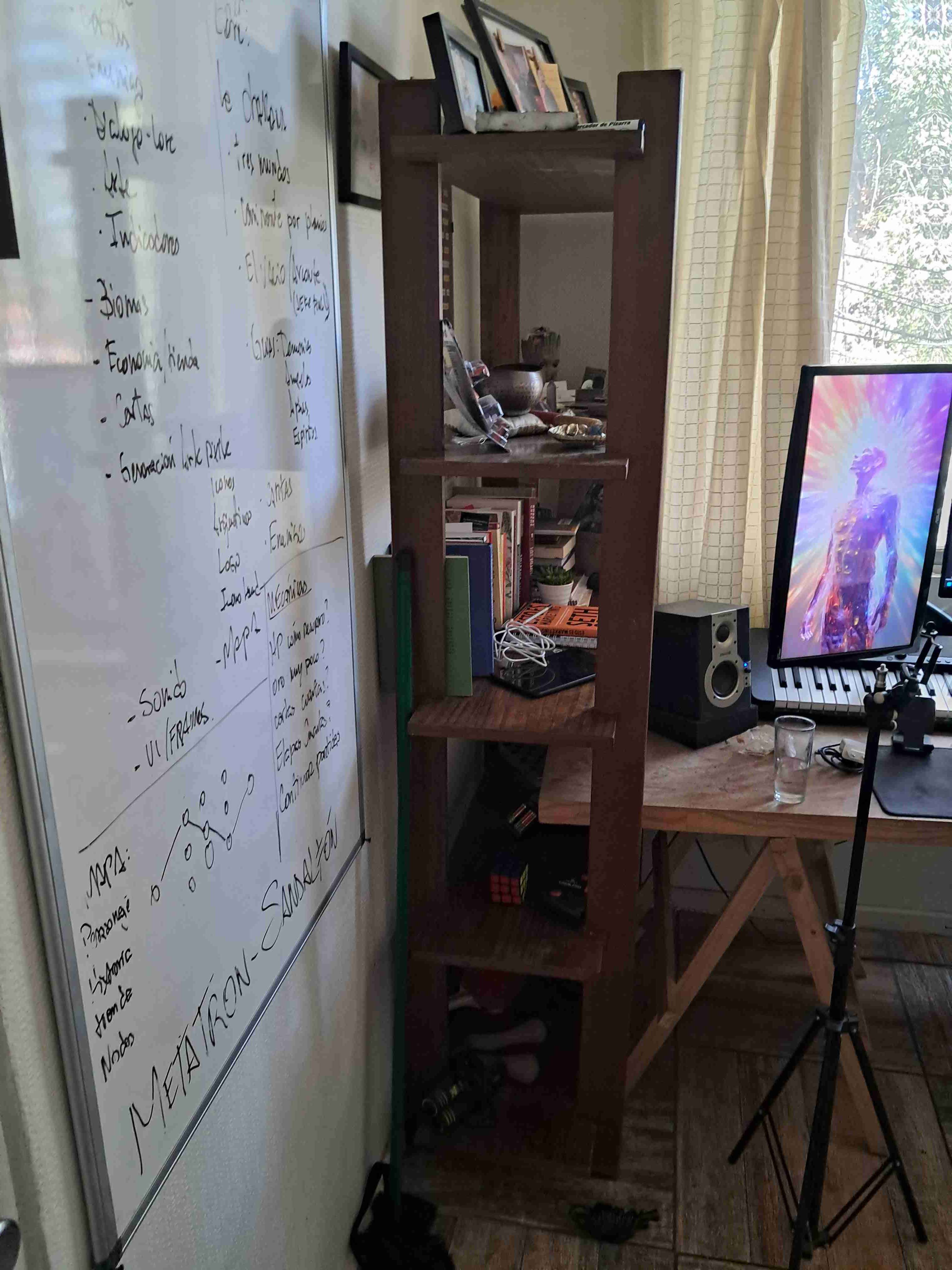 Estante de madera alto - miniatura 3