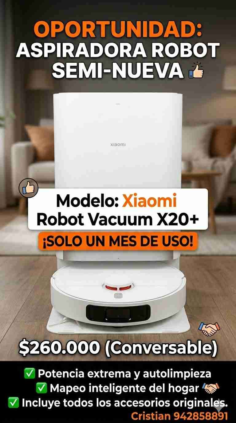 Aspiradora robot Xiaomi X20+