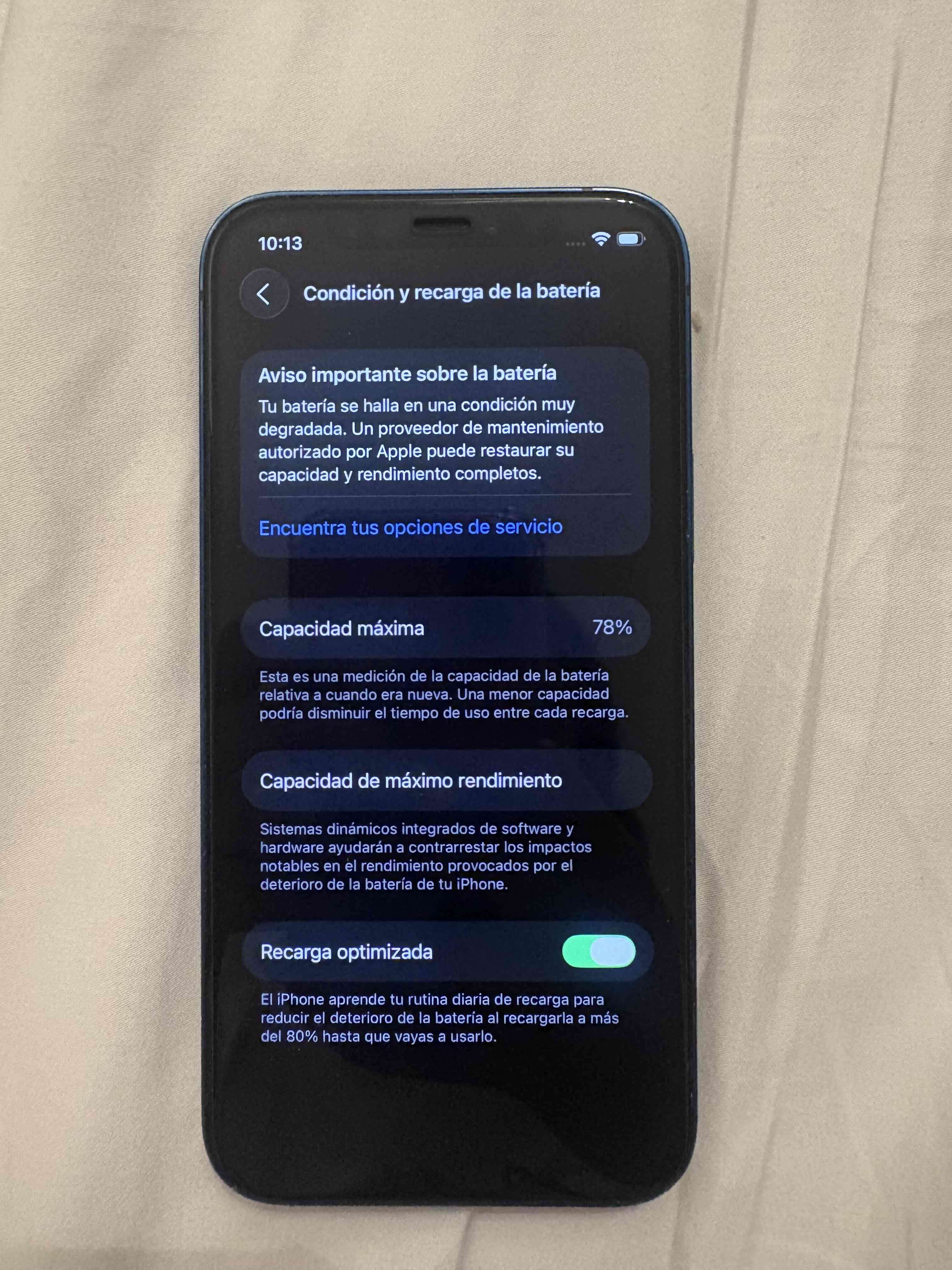 iPhone 12 azul en buen estado - miniatura 5