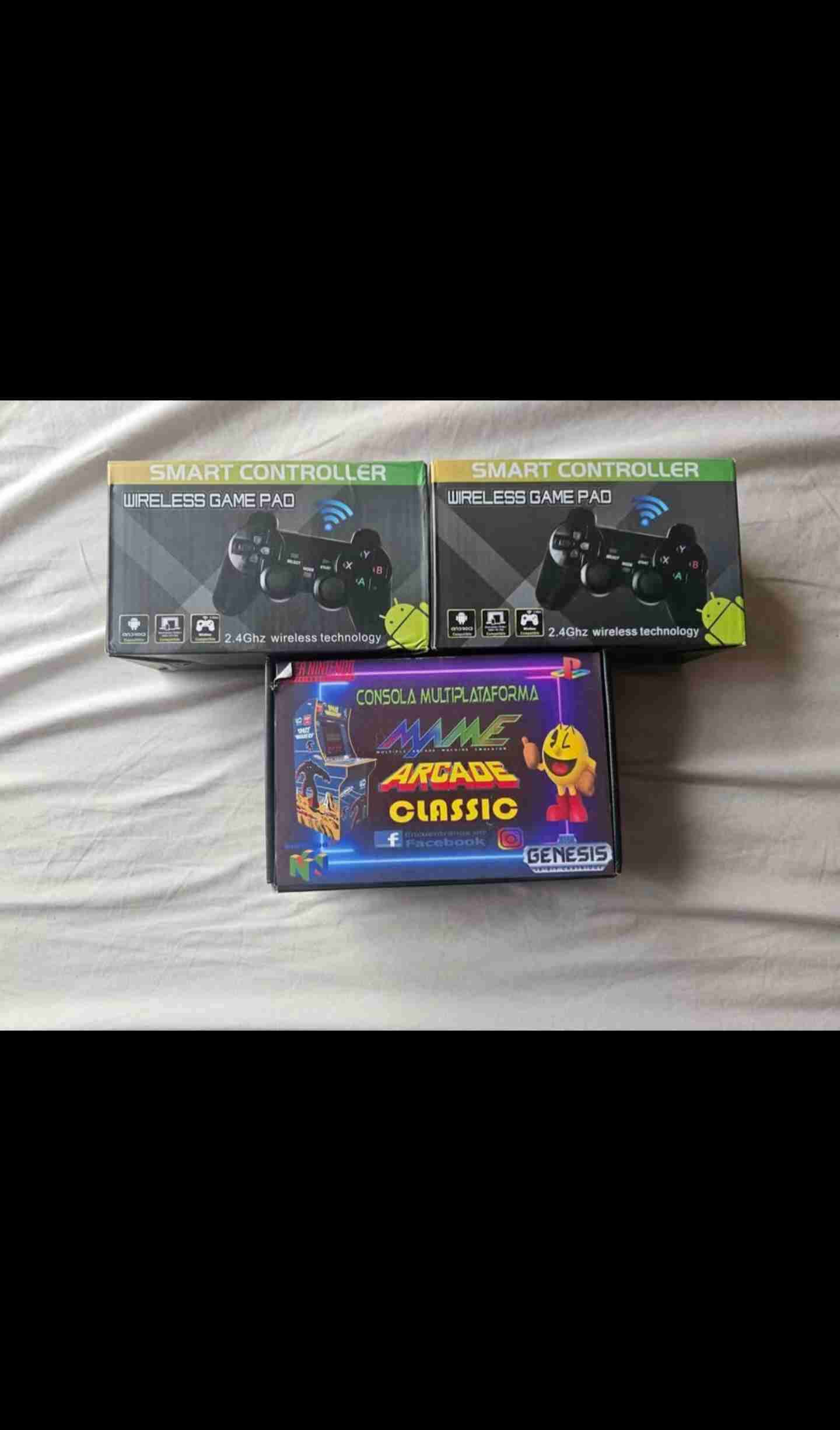 Consola retro multijuegos con controles - miniatura 2