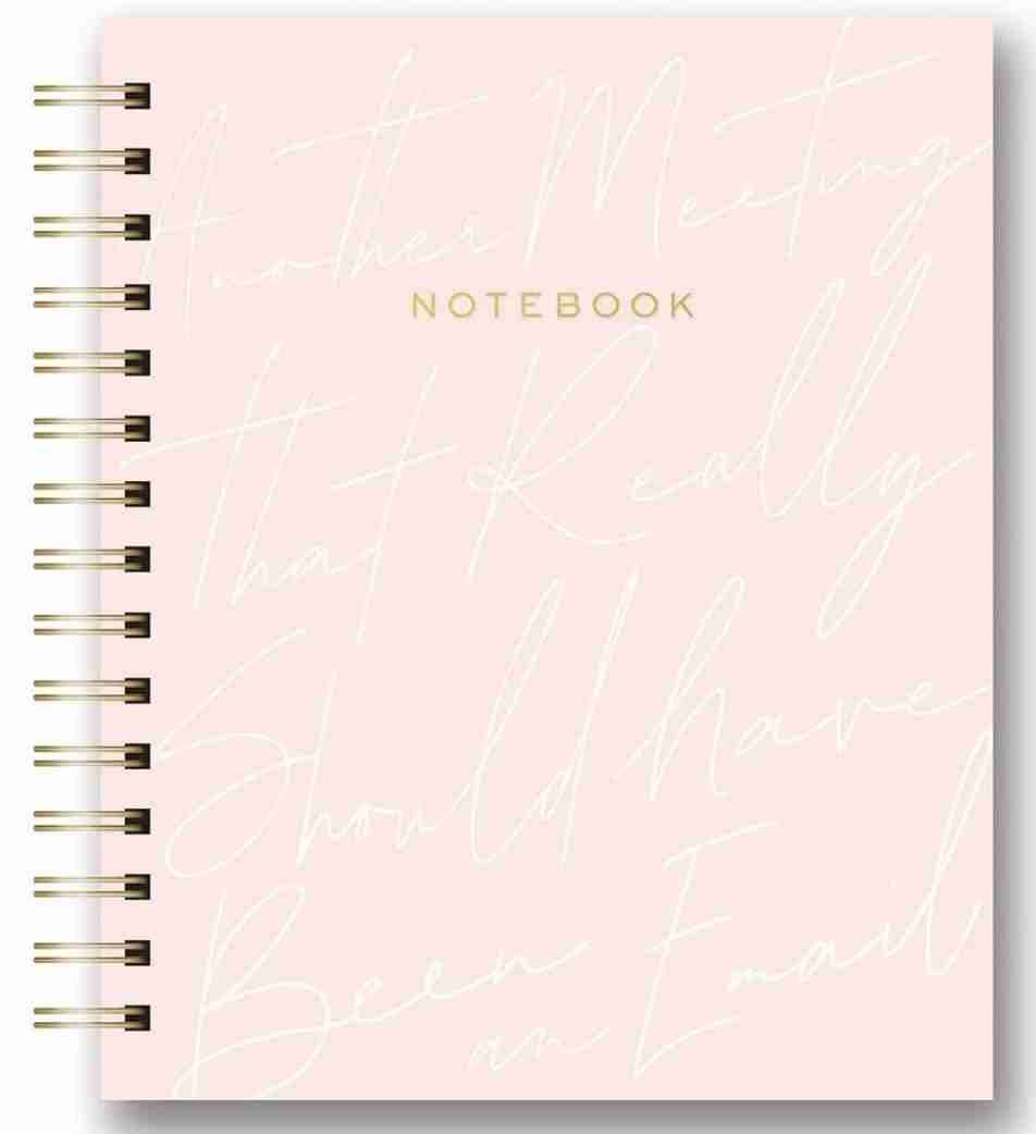 Cuaderno con bolsillo color Rosa con espiral