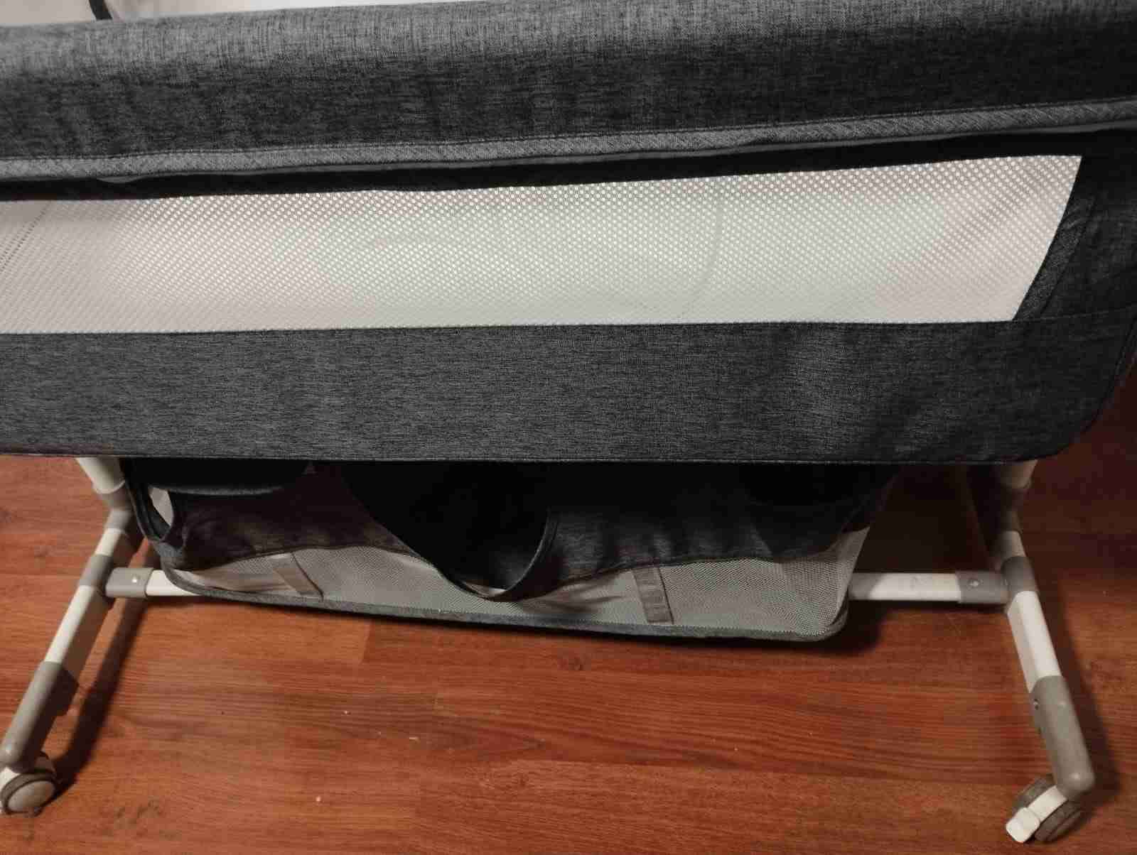 Cuna colecho gris con accesorios - miniatura 4