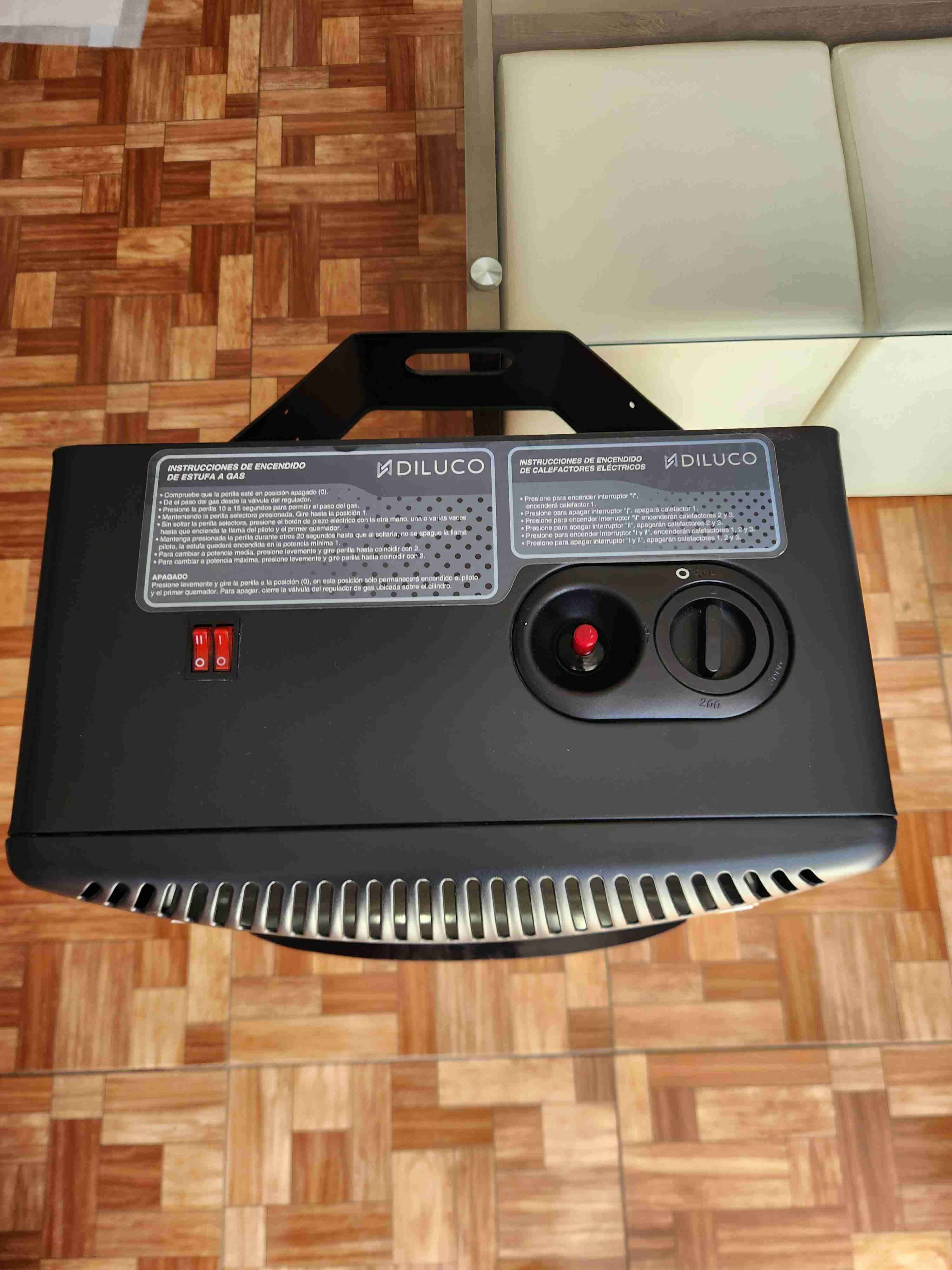 Estufa híbrida gas y eléctrica Marca Diluco - miniatura 4