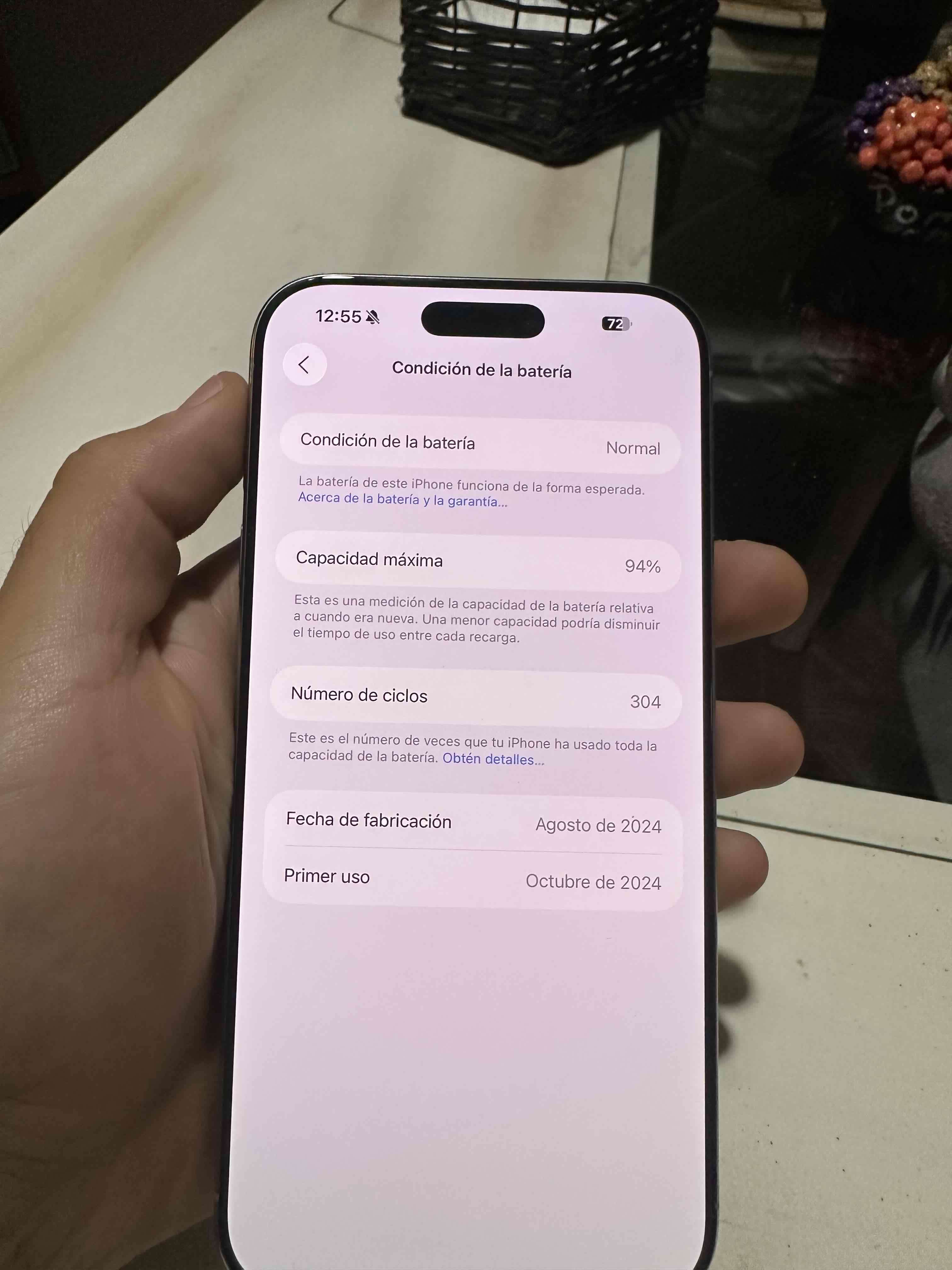 iPhone 16 Pro Max 256GB Titanium – Liberado – 94% - miniatura 5