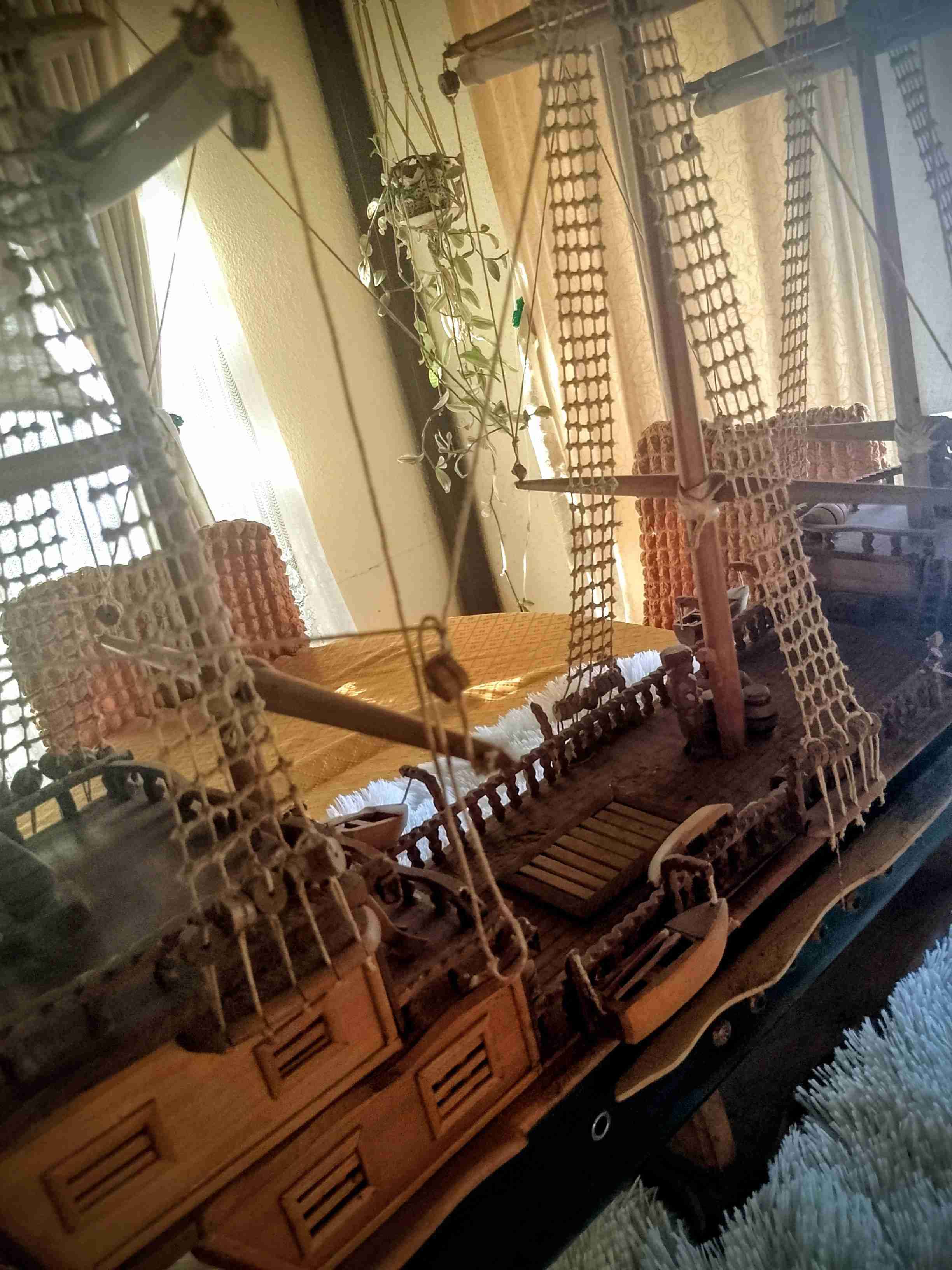 Modelo de barco a vela vintage - miniatura 2