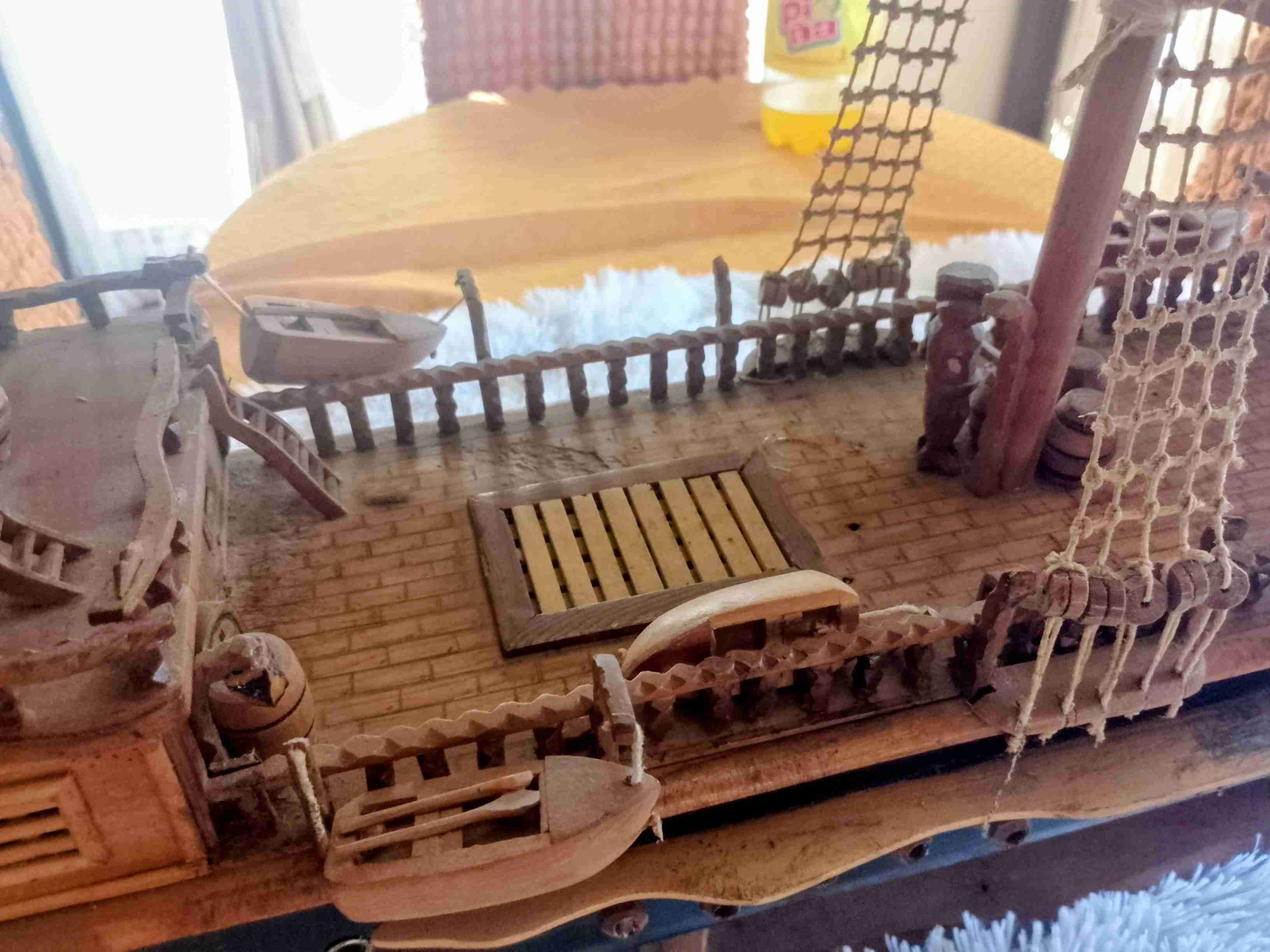 Modelo de barco a vela vintage - miniatura 6