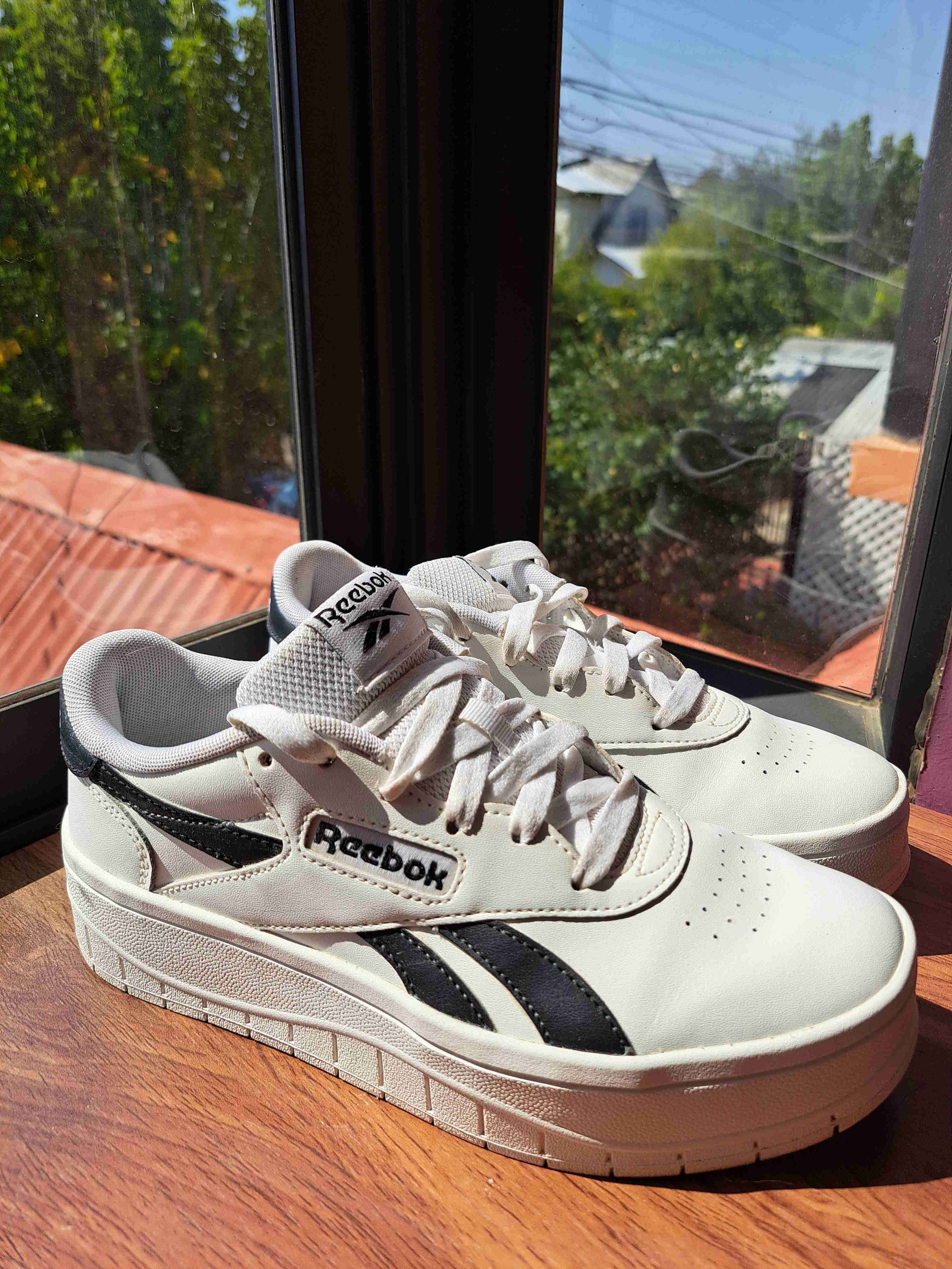 Zapatillas Reebok Court Mujer Blancas/Negras - miniatura 2