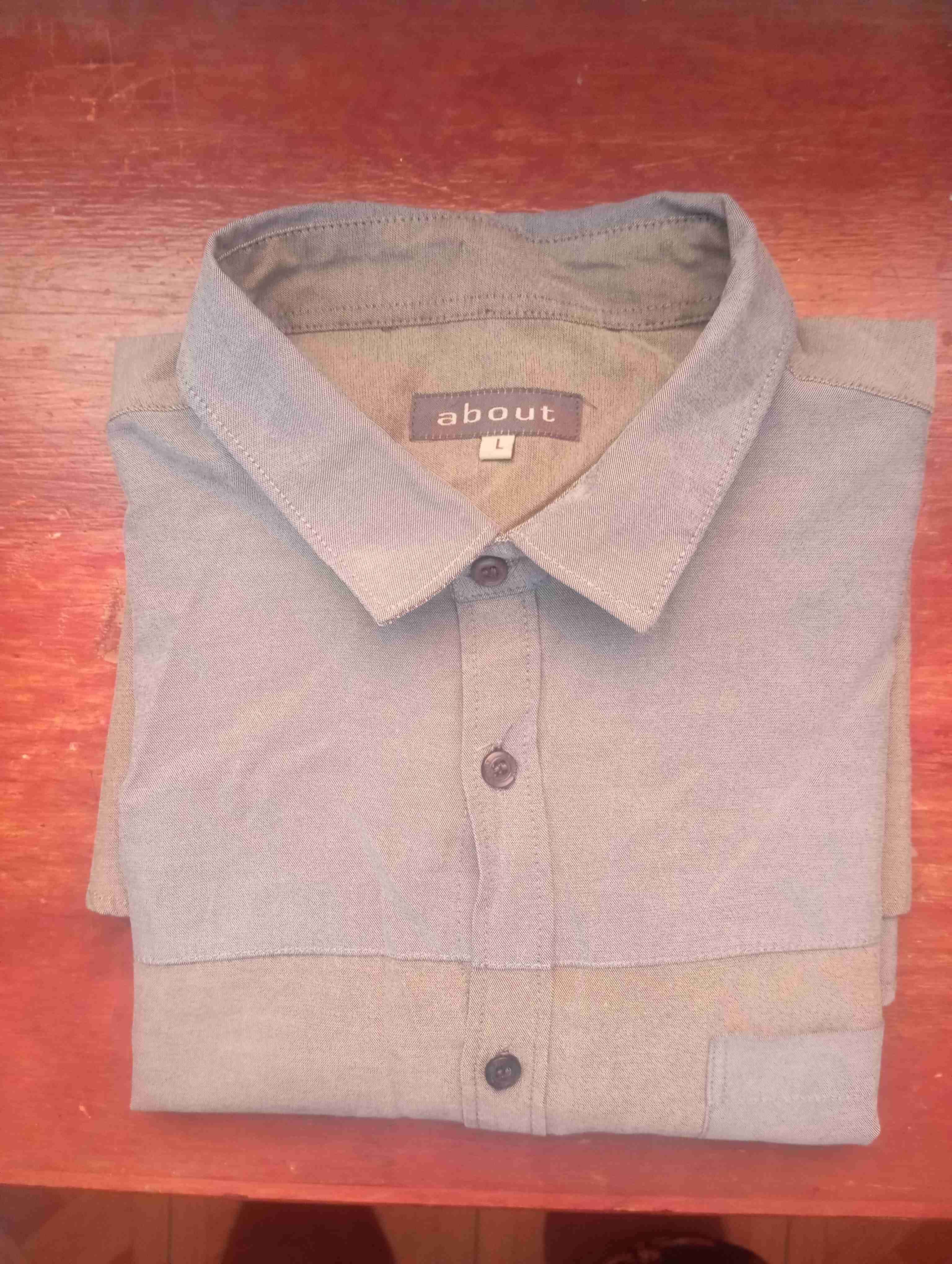 Camisa casual gris - 3