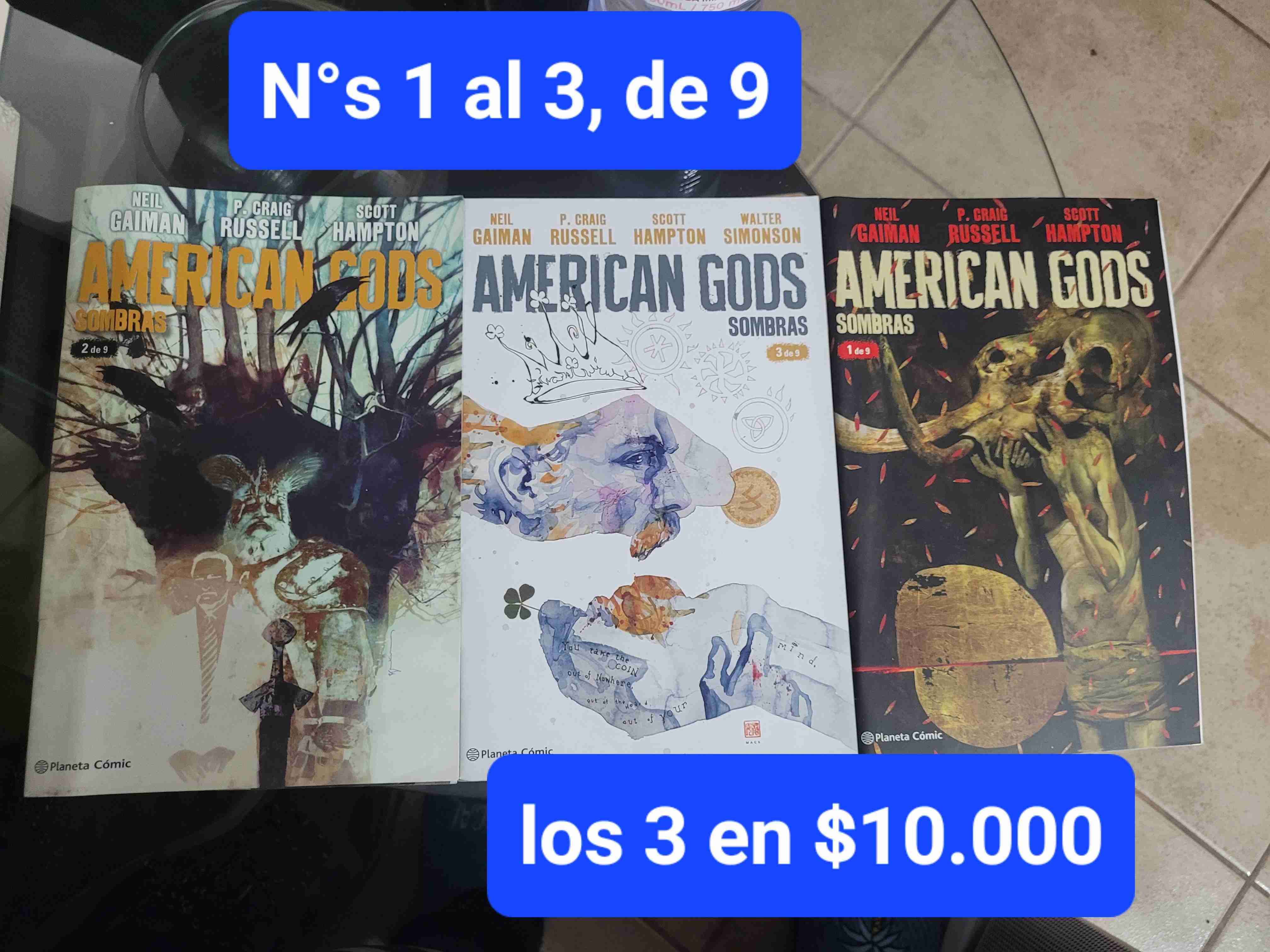 Trilogía de cómics American Gods