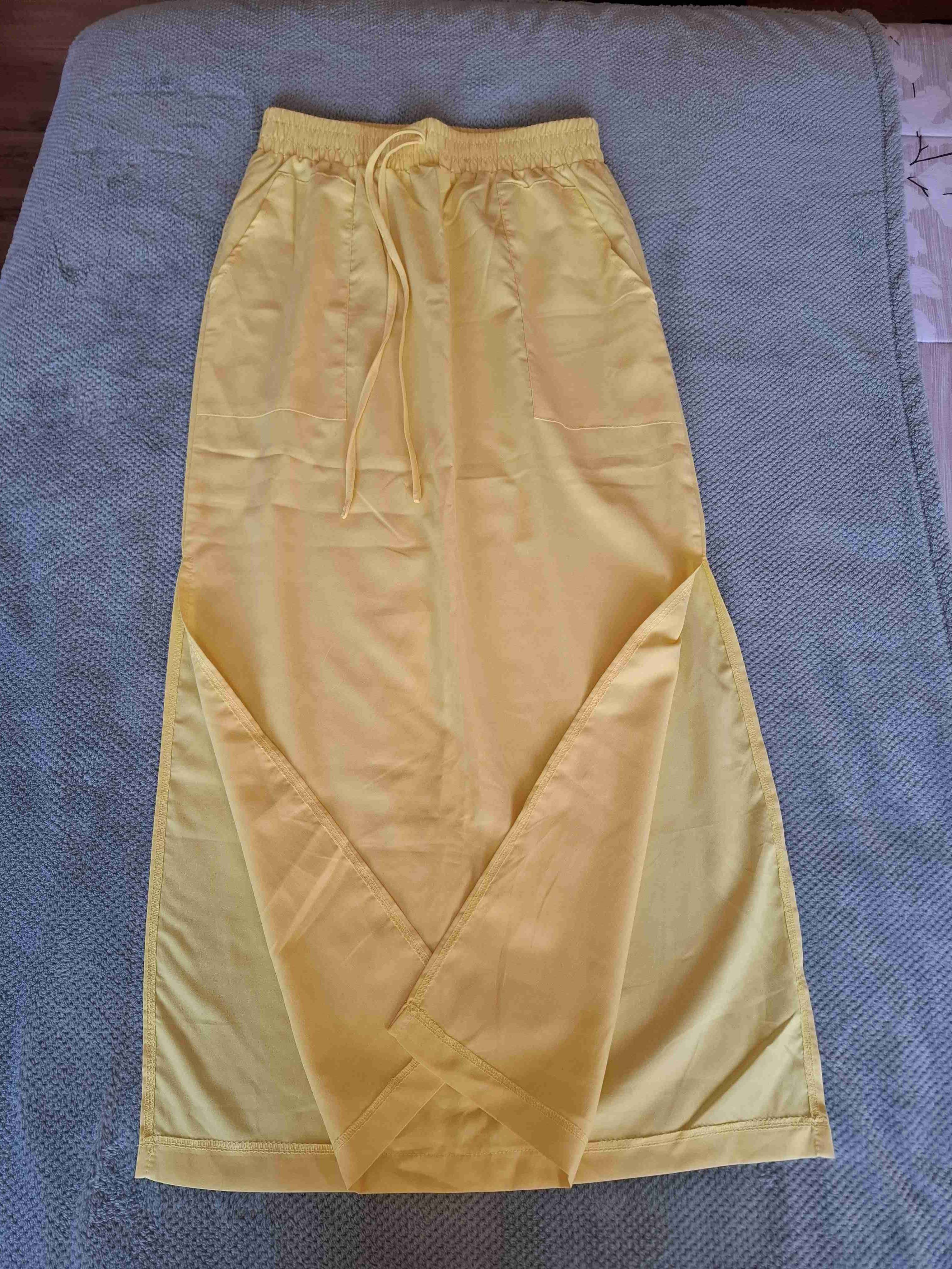 Falda amarilla larga - miniatura 2