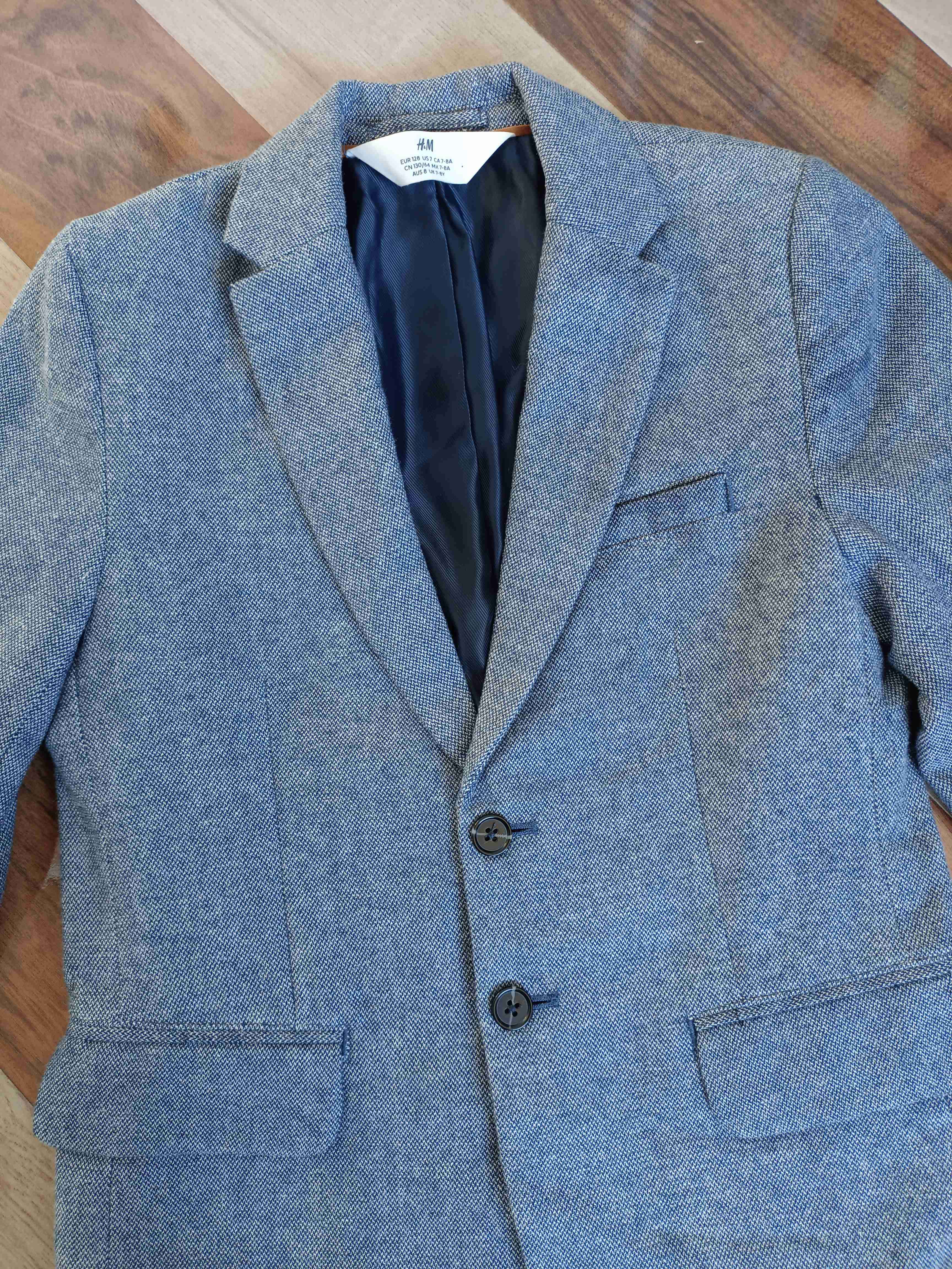 Blazer gris claro para niño - miniatura 3