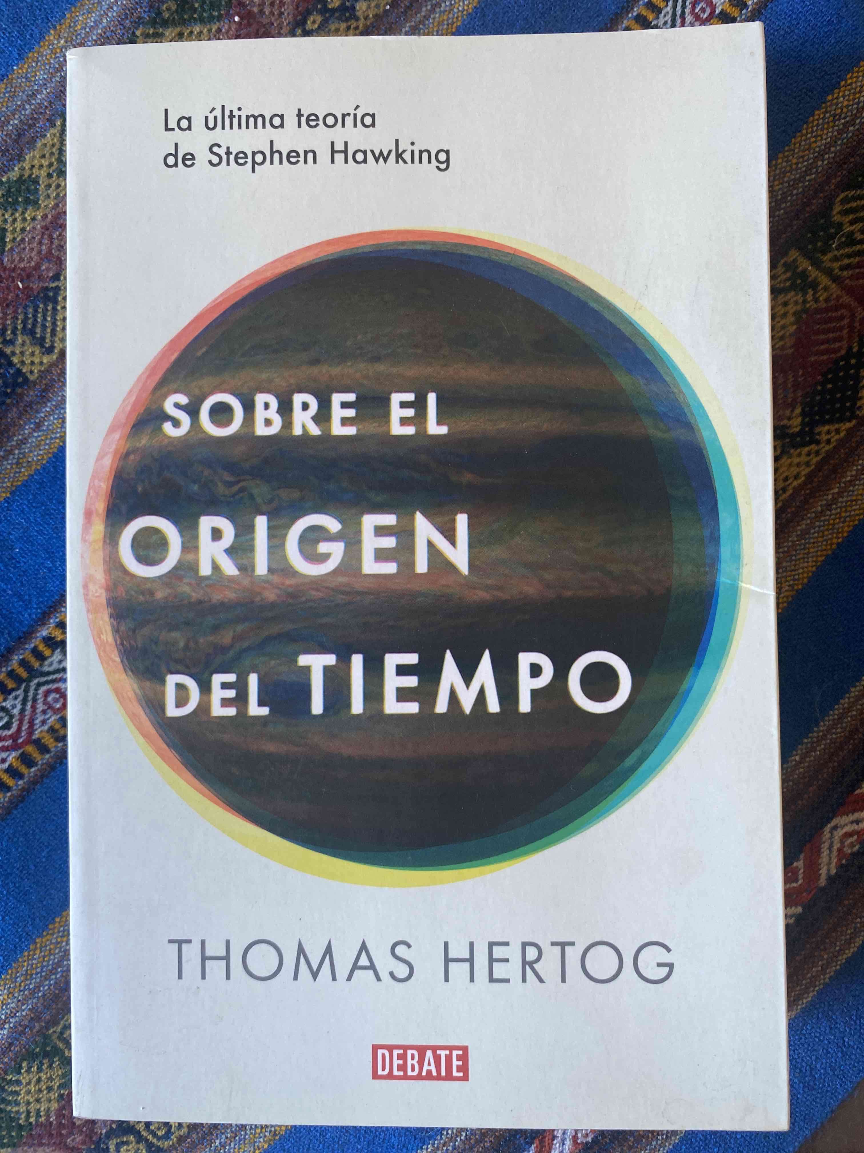 Libro 'Sobre el origen del tiempo'