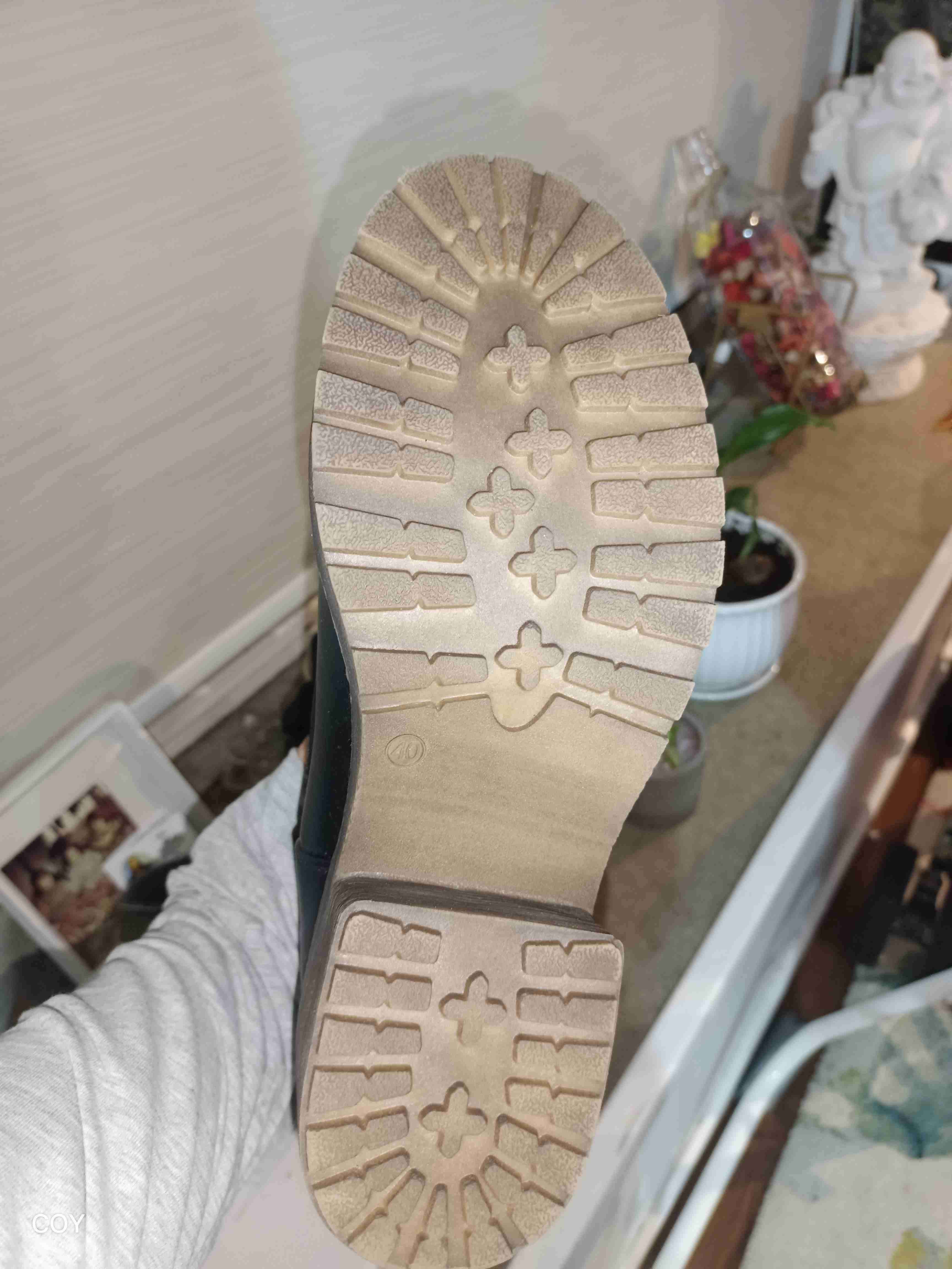 Botines negros con estampado leopardo - miniatura 3