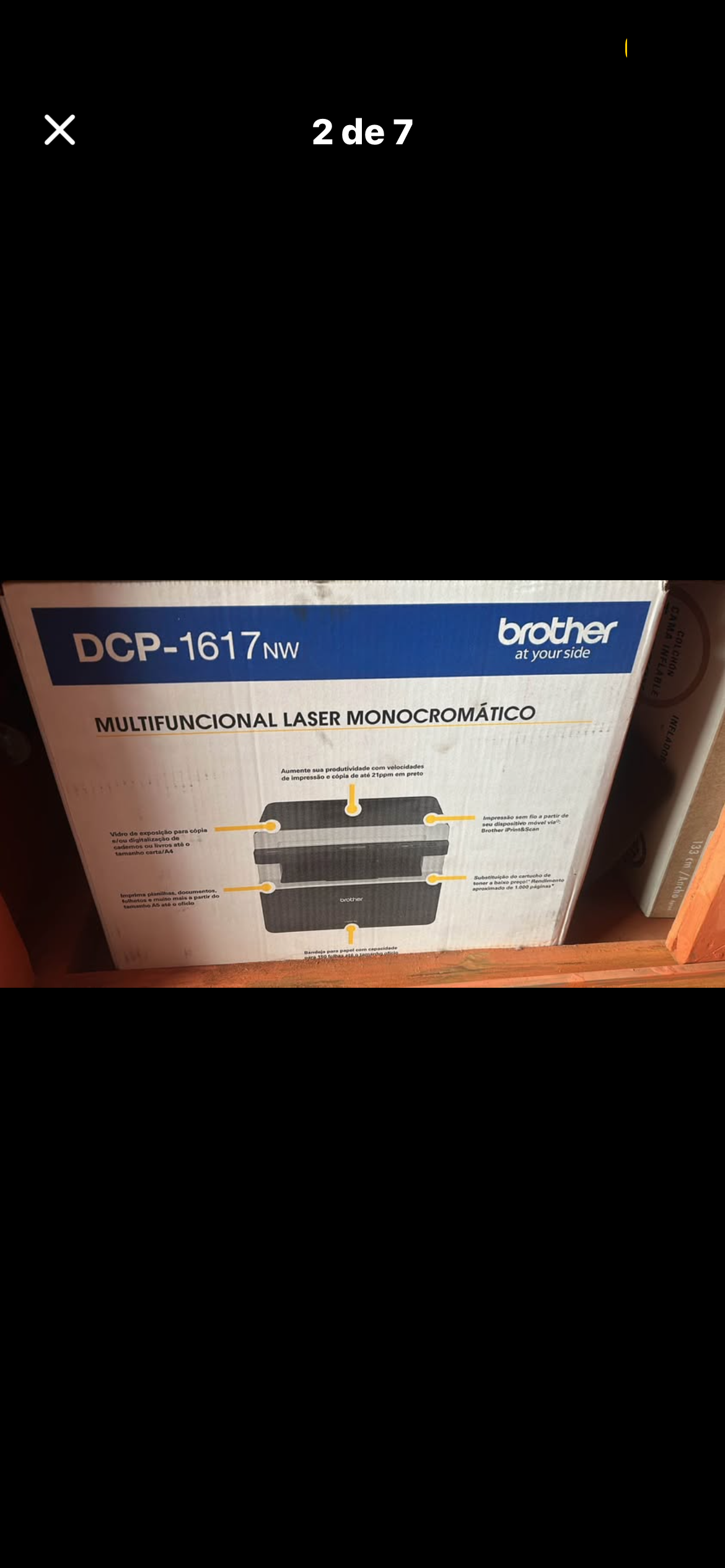 Impresora láser Brother DCP-1617NW