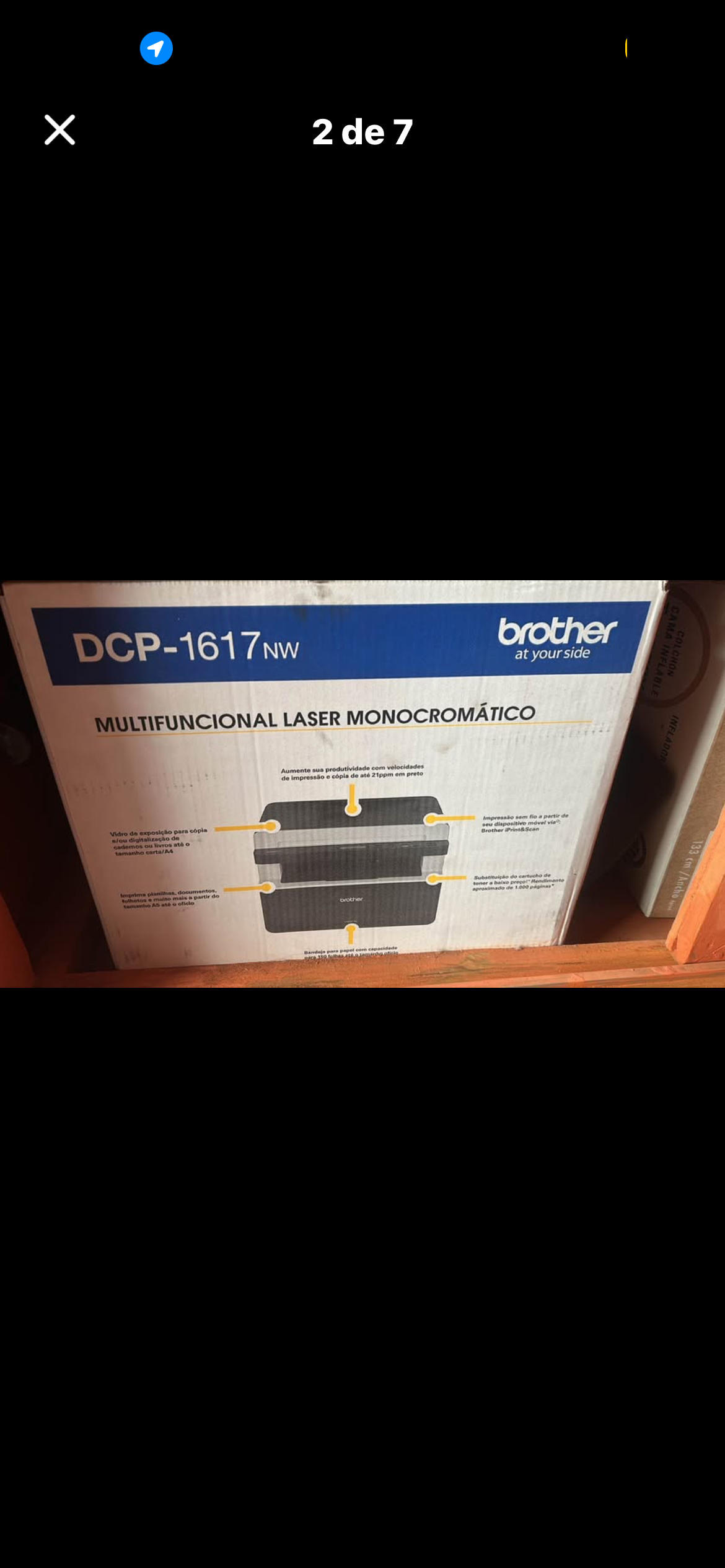 Impresora láser Brother DCP-1617NW - miniatura 2