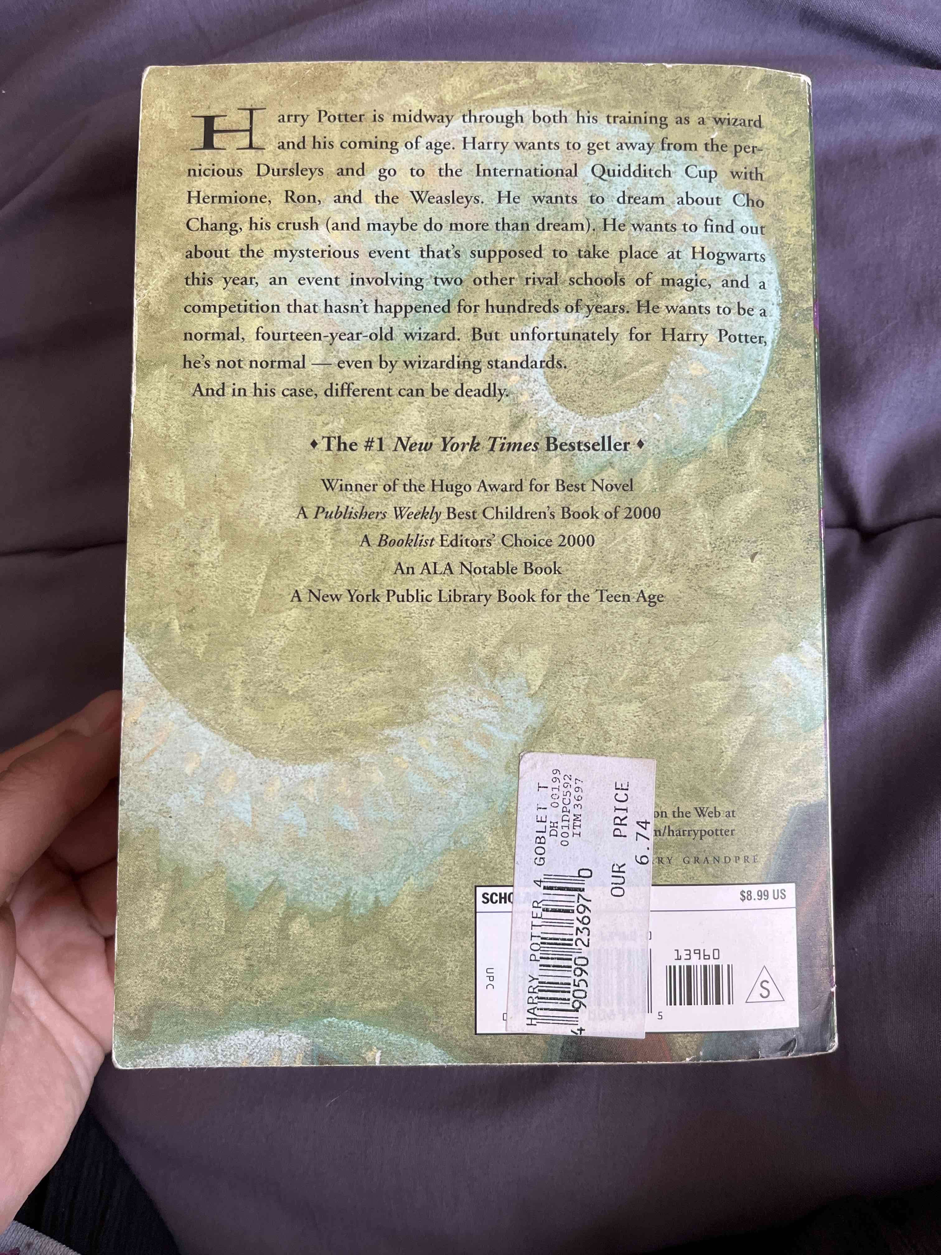 Libro Harry Potter y el Cáliz de Fuego - miniatura 2