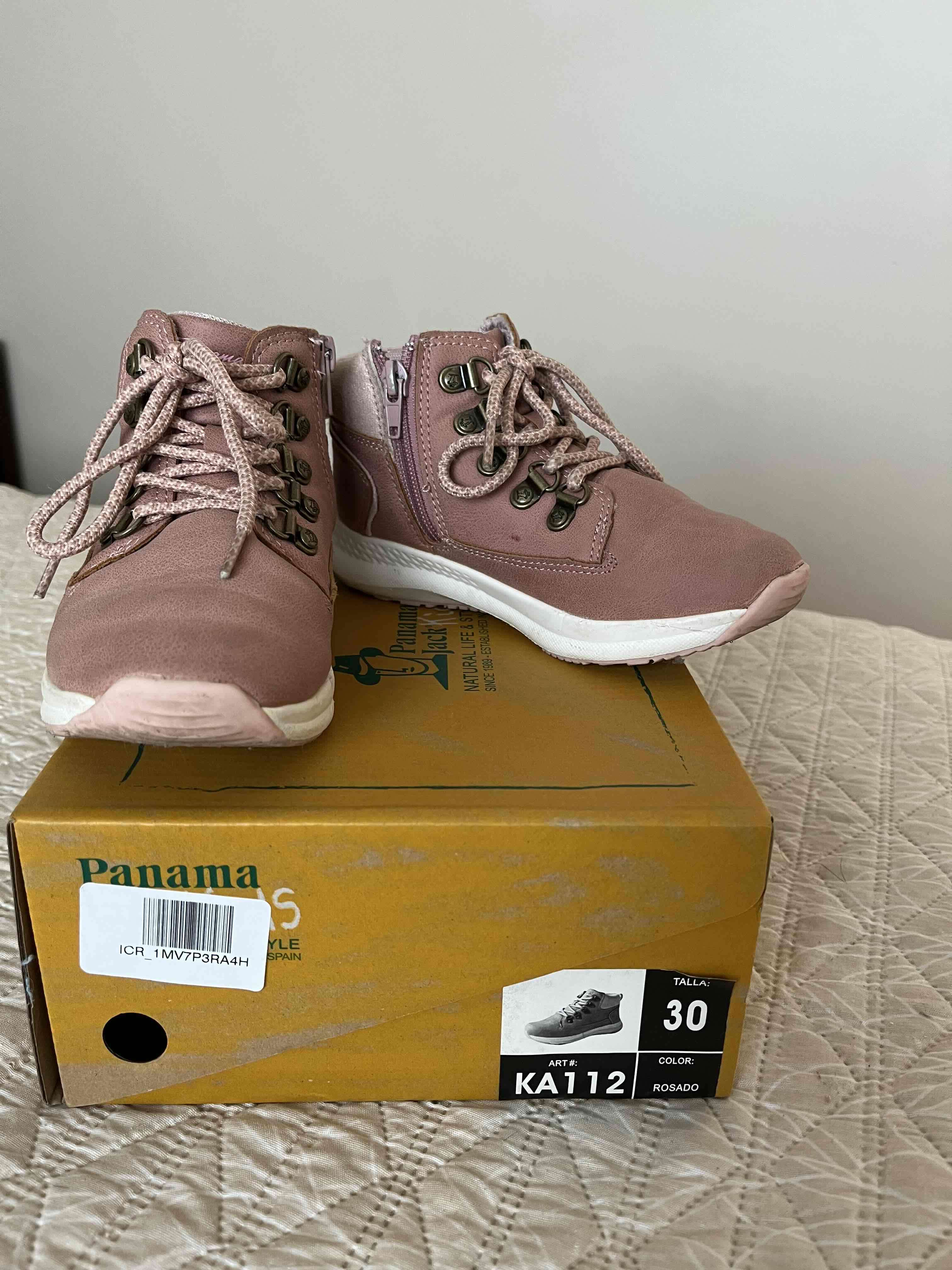 Botas rosadas tallas 30 para niñas