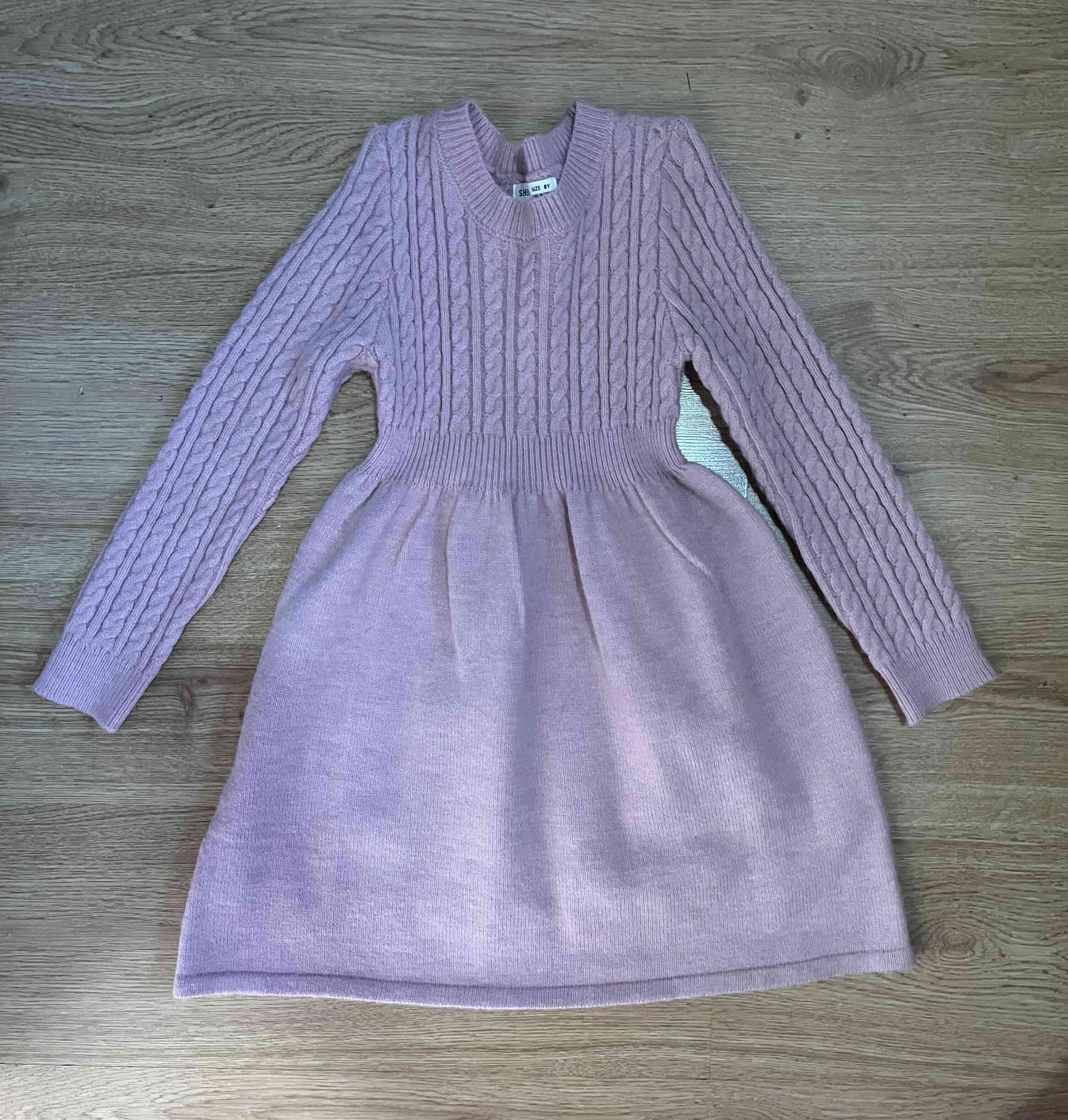 Vestido jersey lila tejido