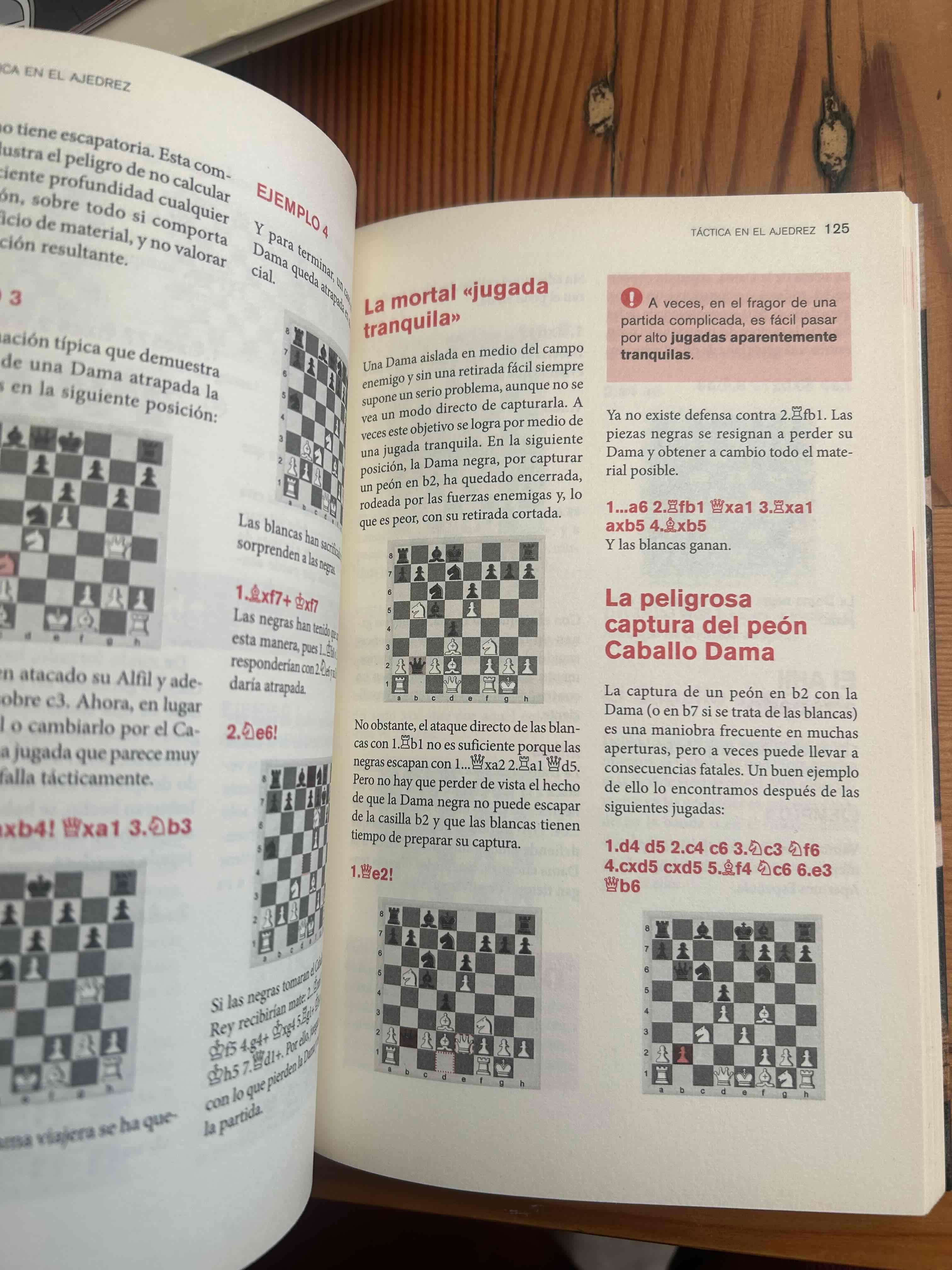 Libro Táctica en el Ajedrez. Miguel Illescas. - miniatura 4