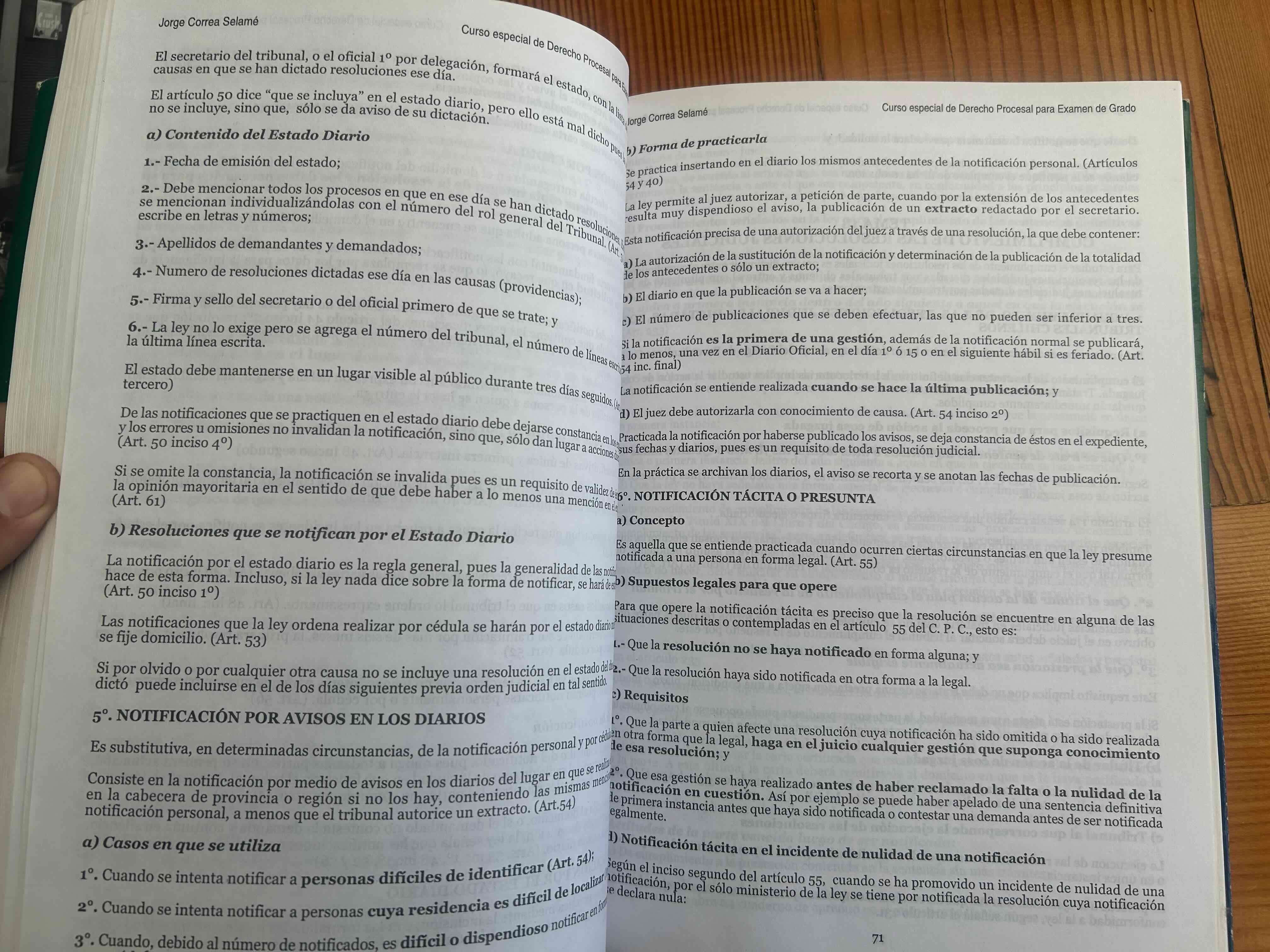 Curso de Derecho Procesal - Examen de Grado - miniatura 3