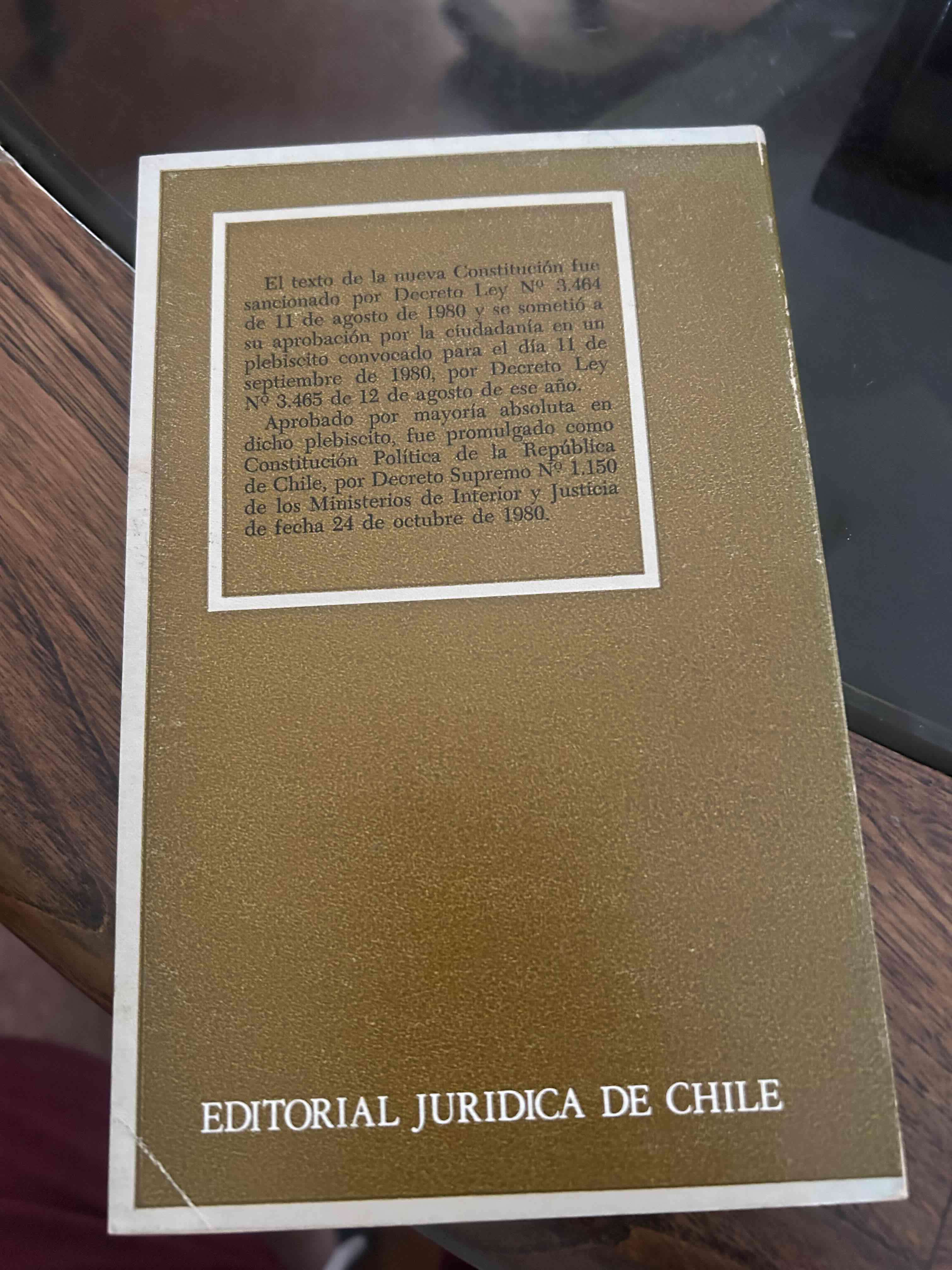 Constitución Política Chile 1980 - miniatura 3