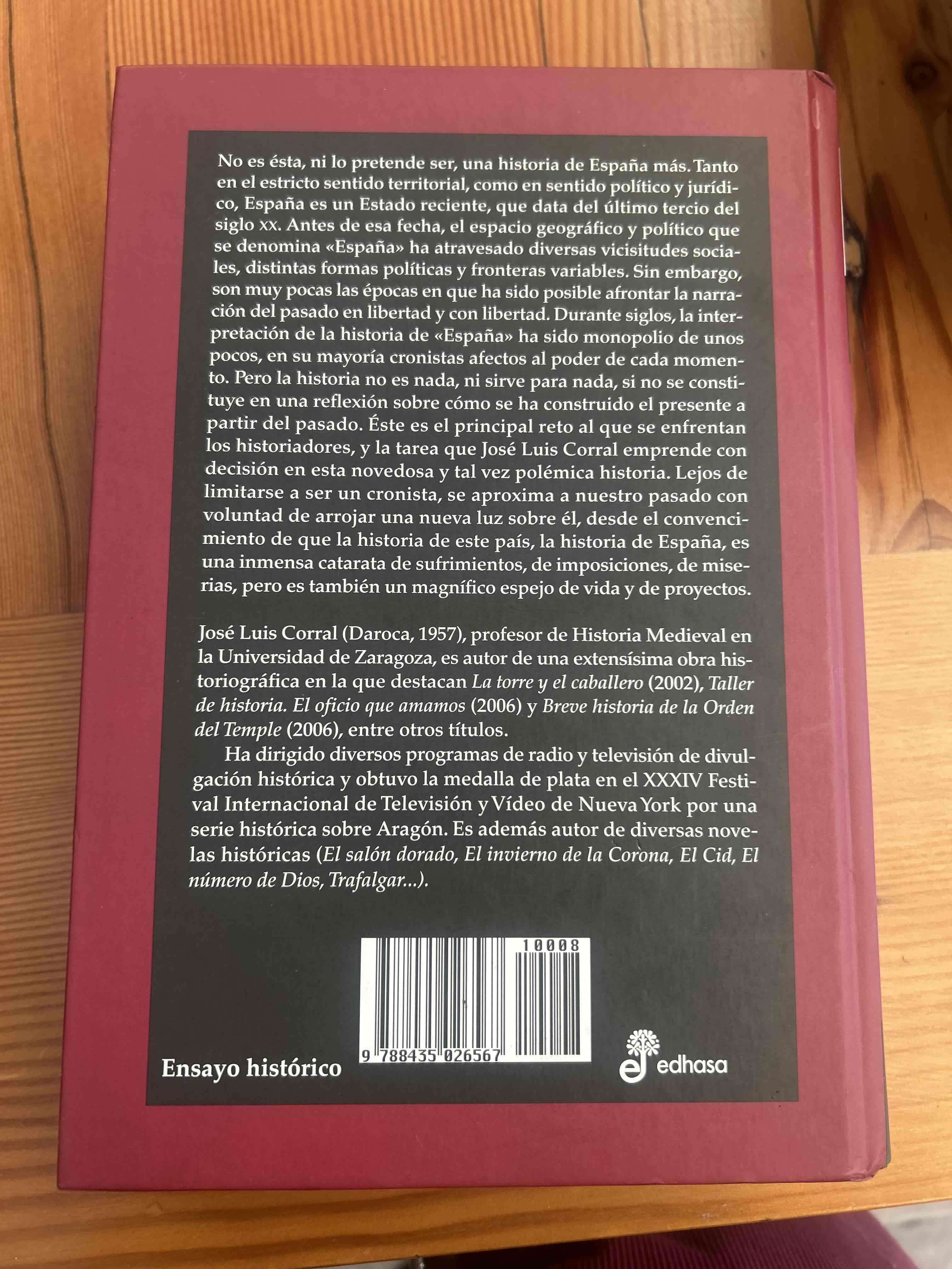 Libro 'Una historia de España'. José Luis Corral - miniatura 3