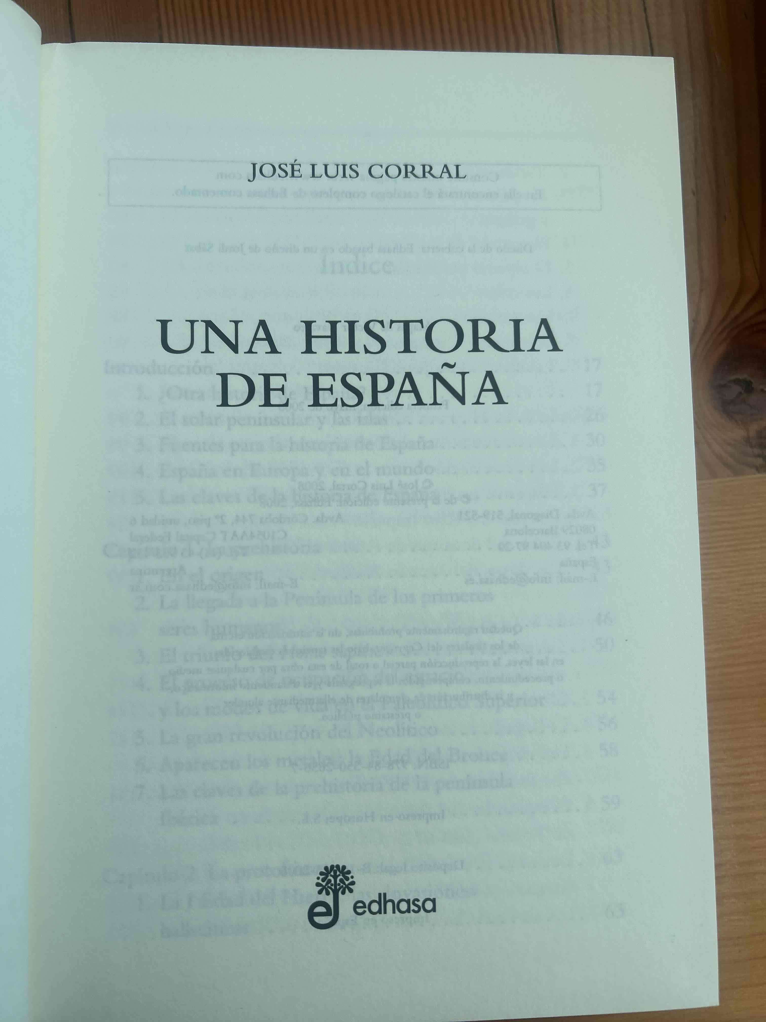 Libro 'Una historia de España'. José Luis Corral - miniatura 4