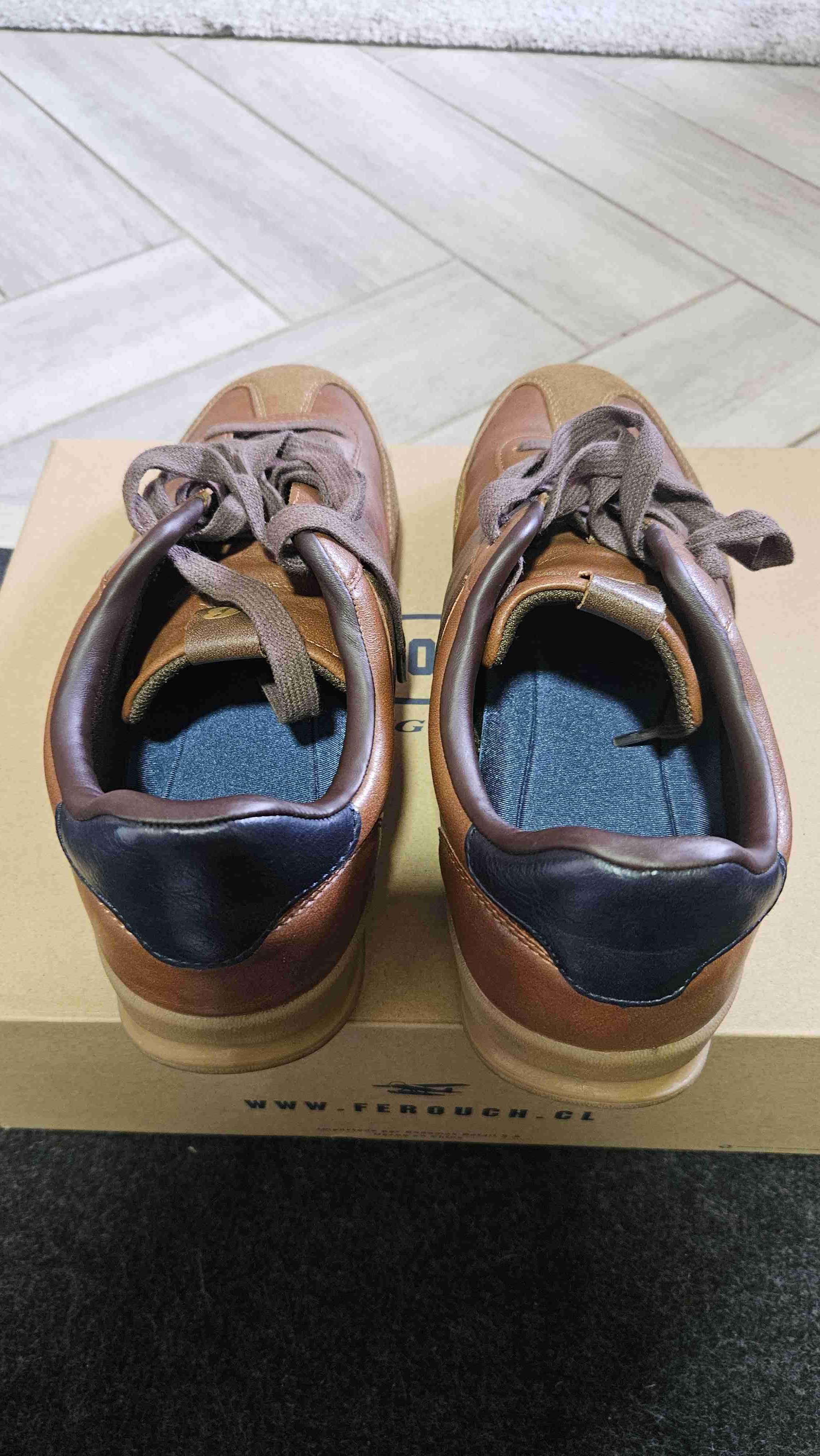 Zapatillas marrones de cuero - miniatura 4