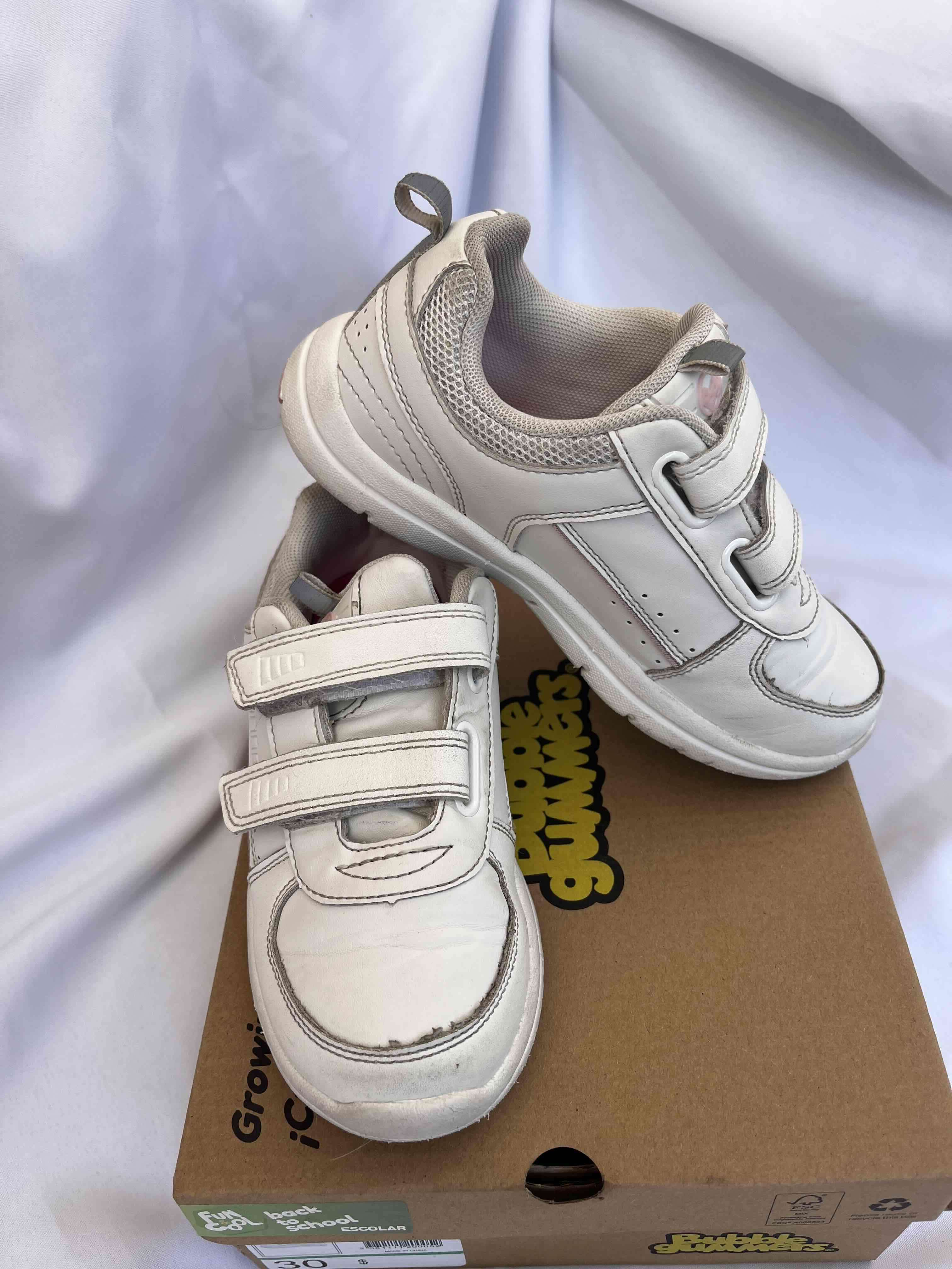 Zapatillas escolares blancas Bubblegummers - miniatura 3