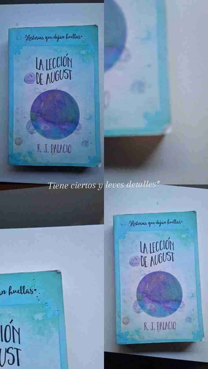 Libro 'La lección de August'