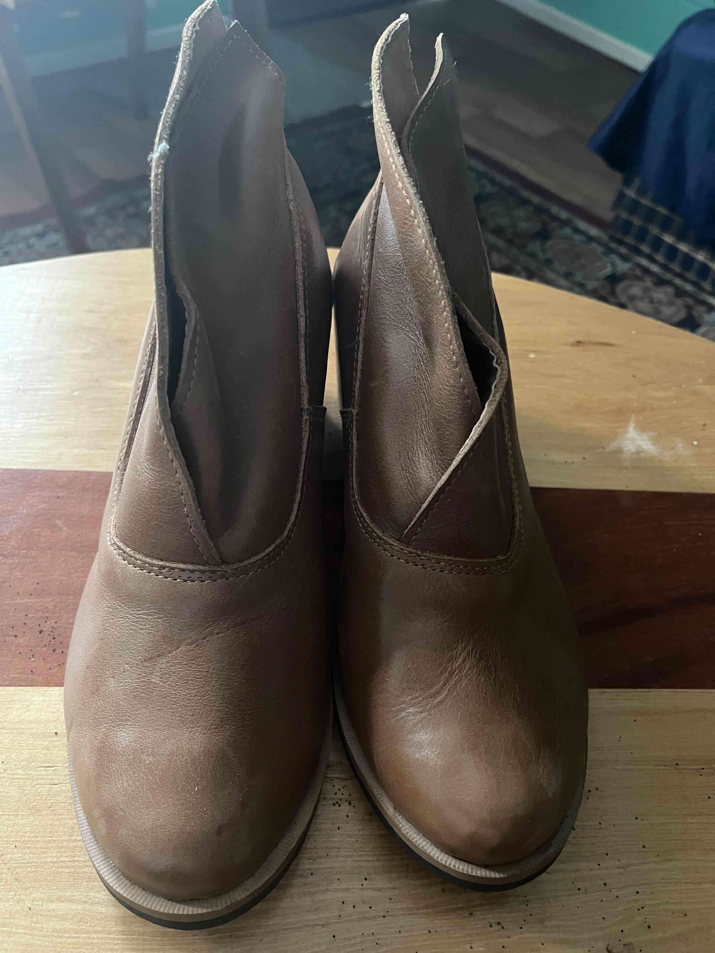 Botines de cuero marrón - miniatura 2